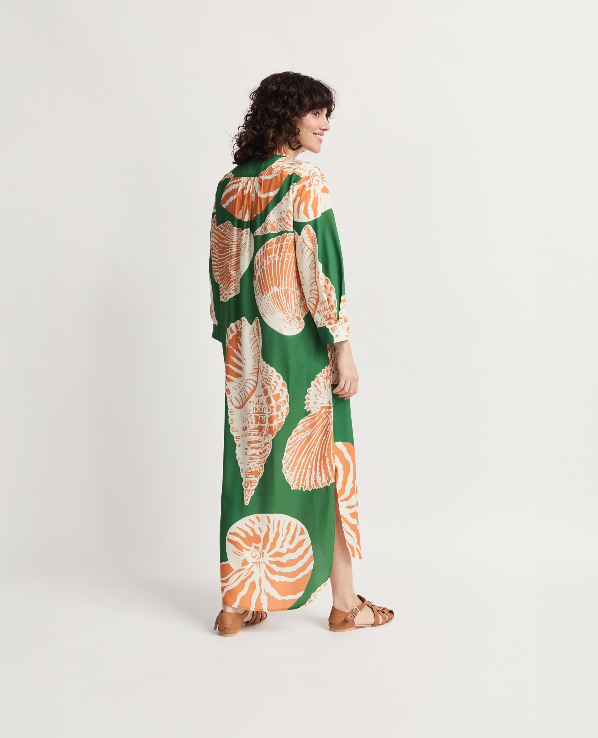 Zanzi | Shell Relaxed Maxi Dress