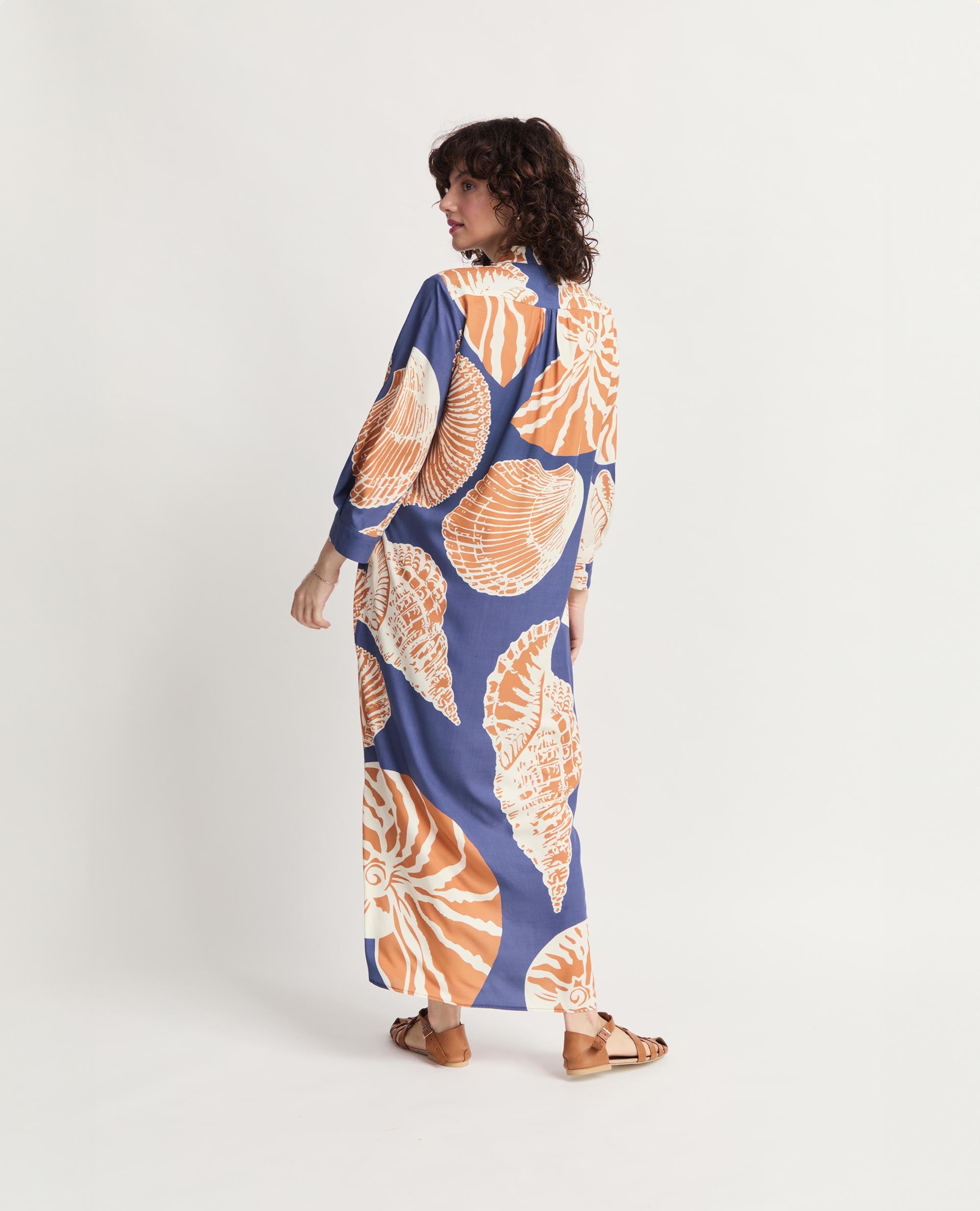Zanzi | Shell Relaxed Maxi Dress