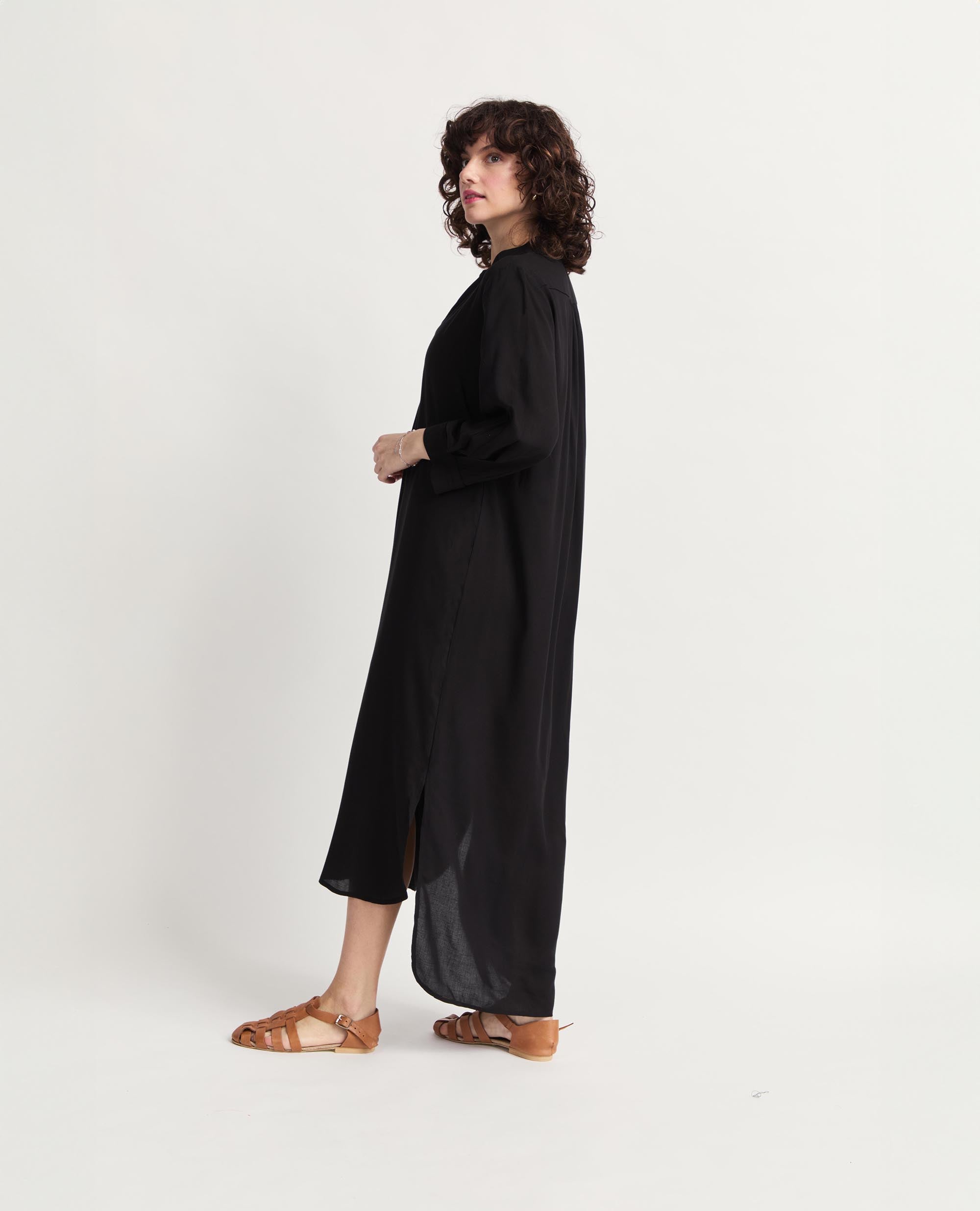 Zanzi | Shell Relaxed Maxi Dress