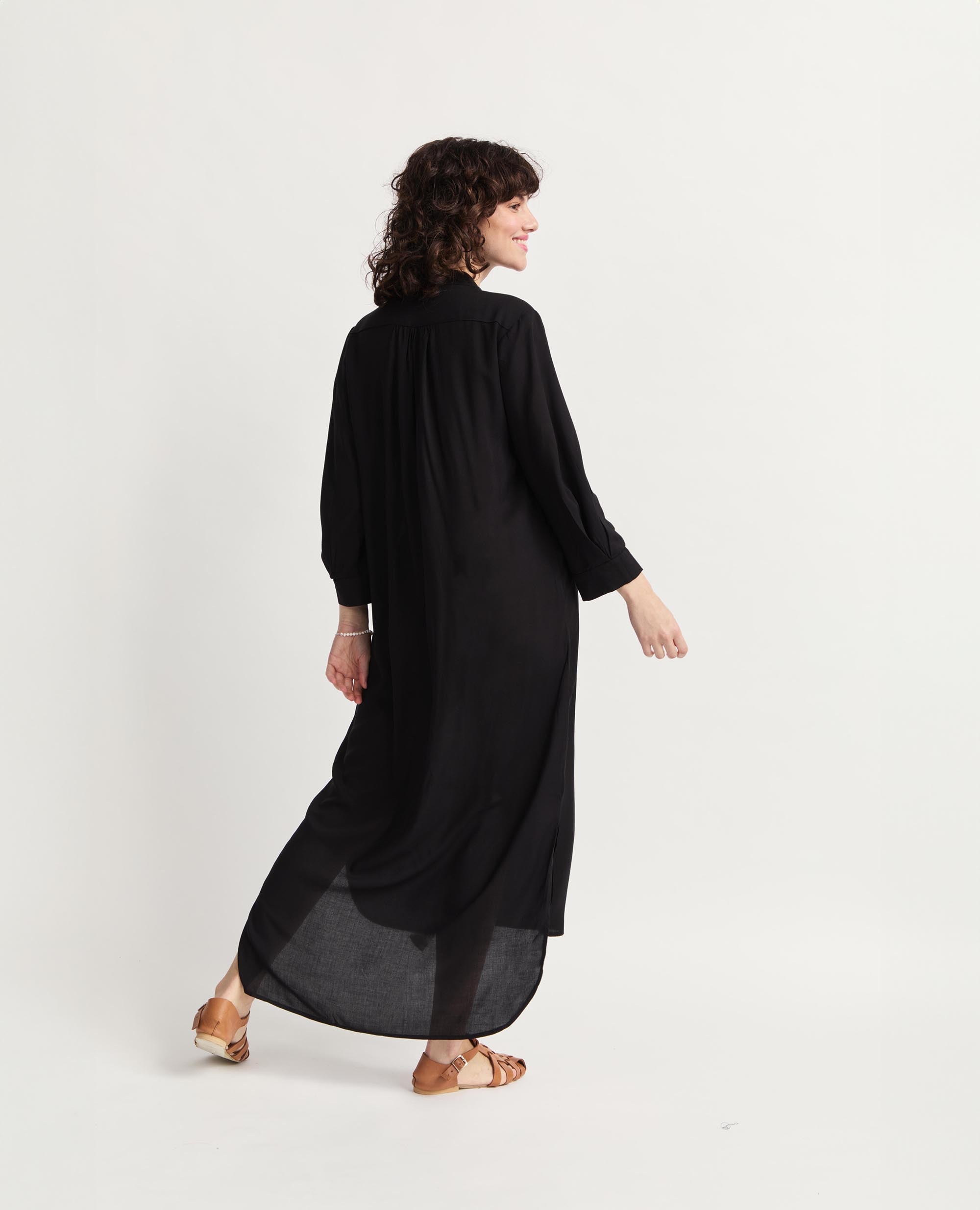 Zanzi | Shell Relaxed Maxi Dress