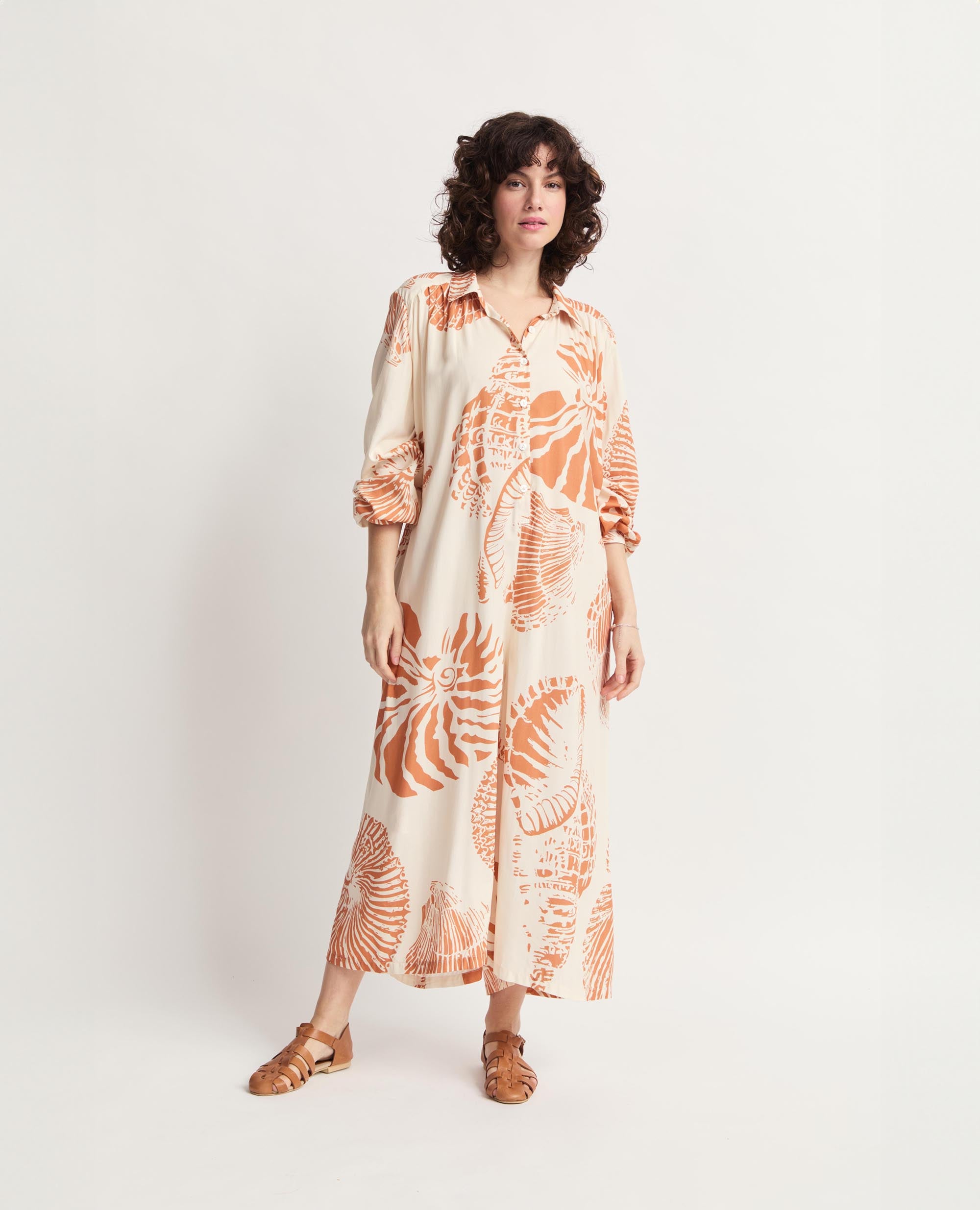 Libra | Oversized Button Up Jumpsuit