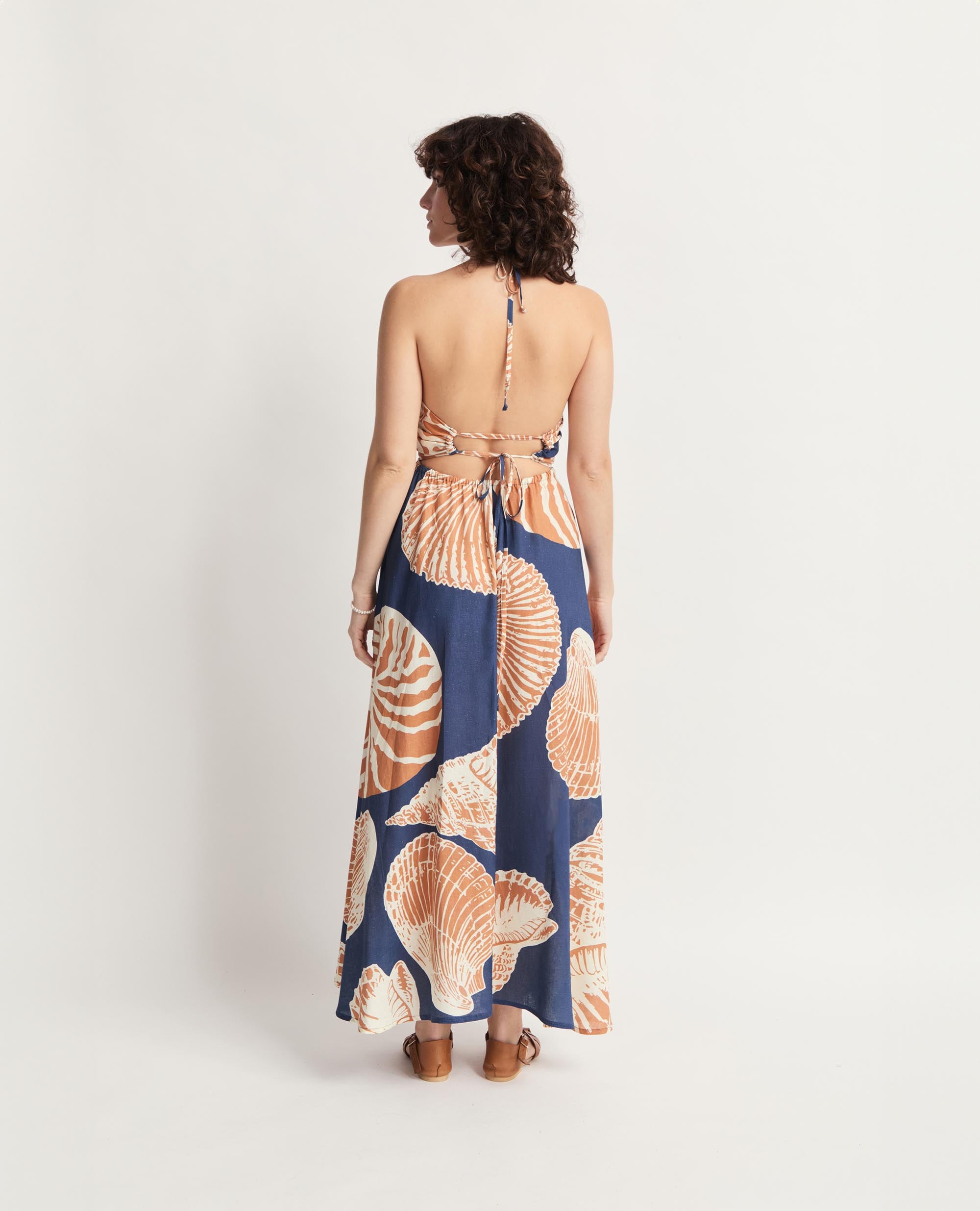 Calypso | Flared Dress | Shell Prints