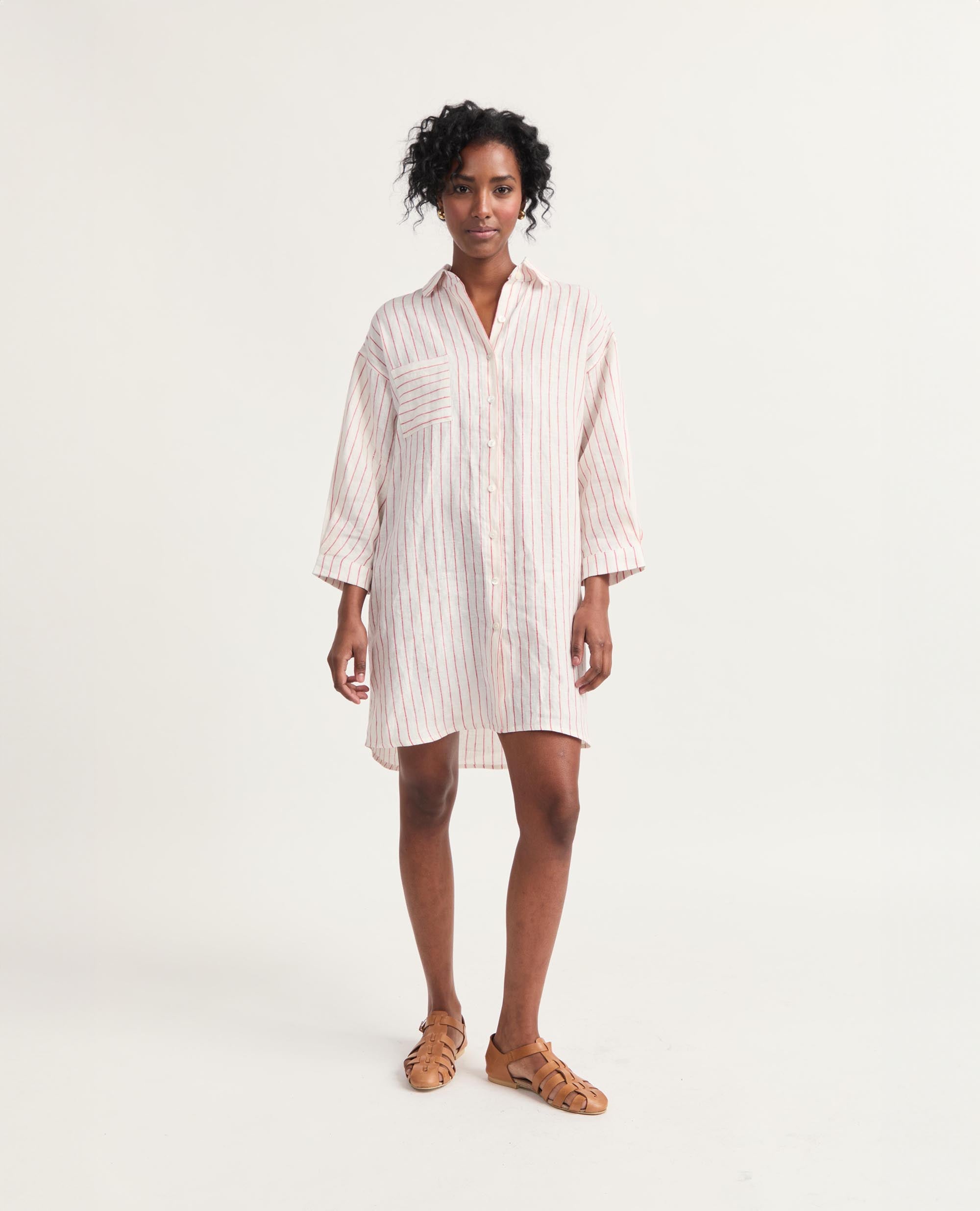 Grace | Oversized Shirt Dress