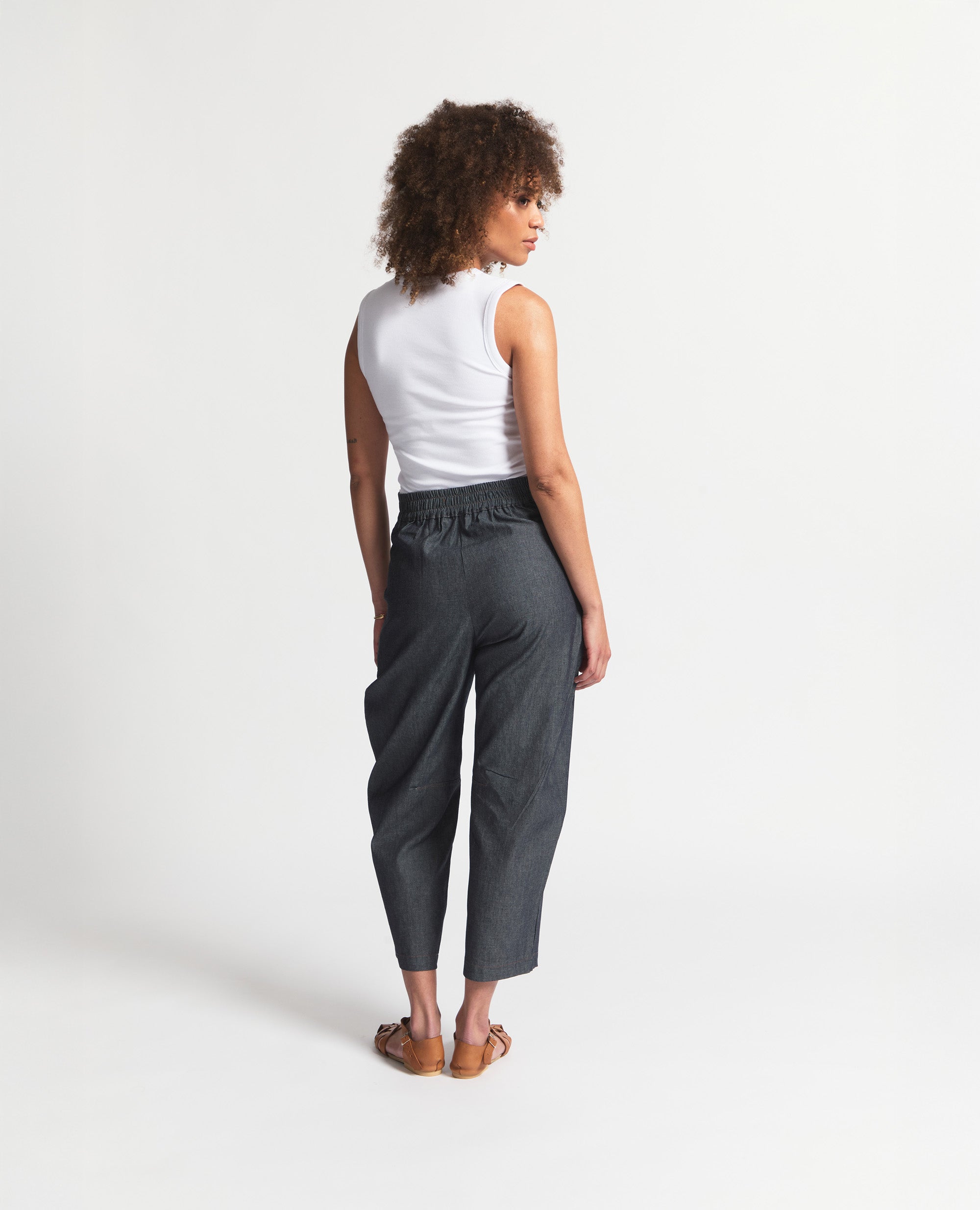 Goose Pants | Bow Shaped Pants | Blue denim