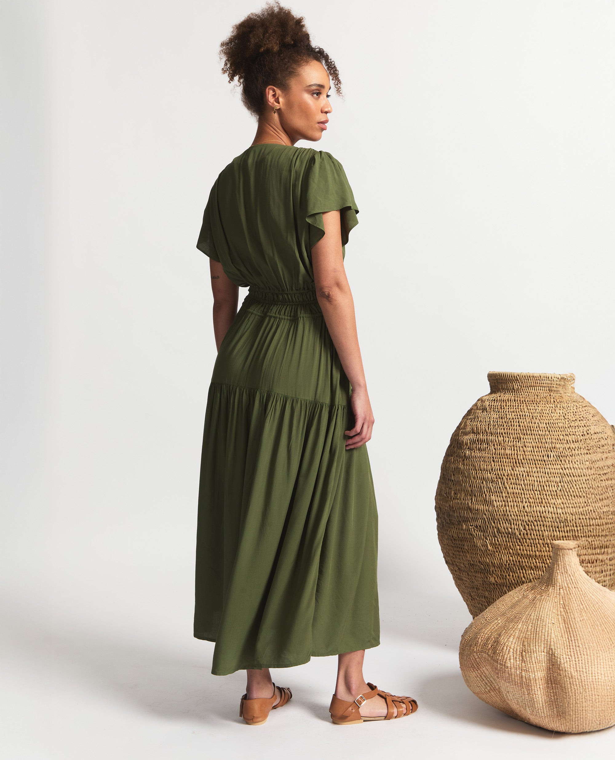 Daya | Maxi Dress | Olive