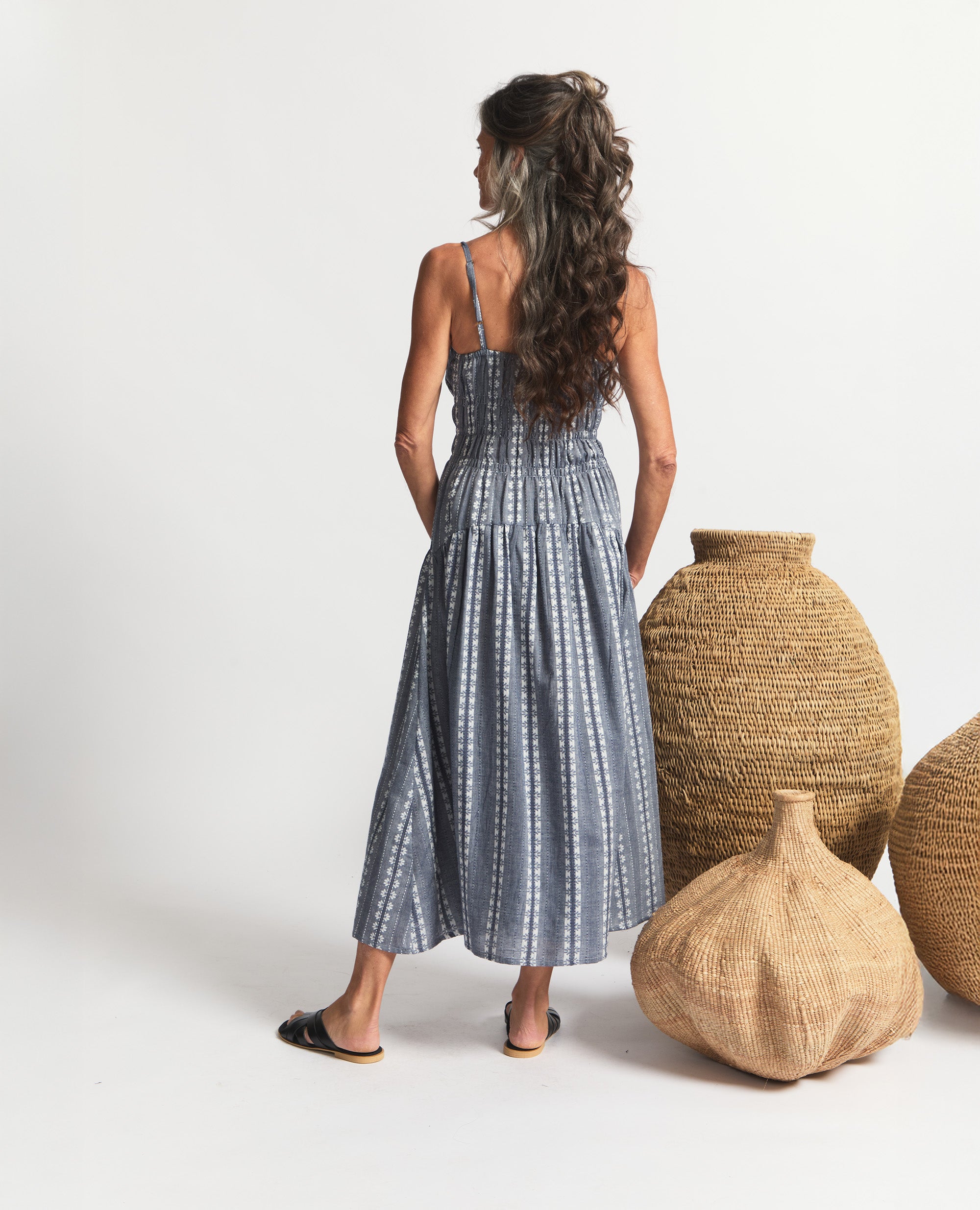 Cola | Maxi Dress | Navy Flower