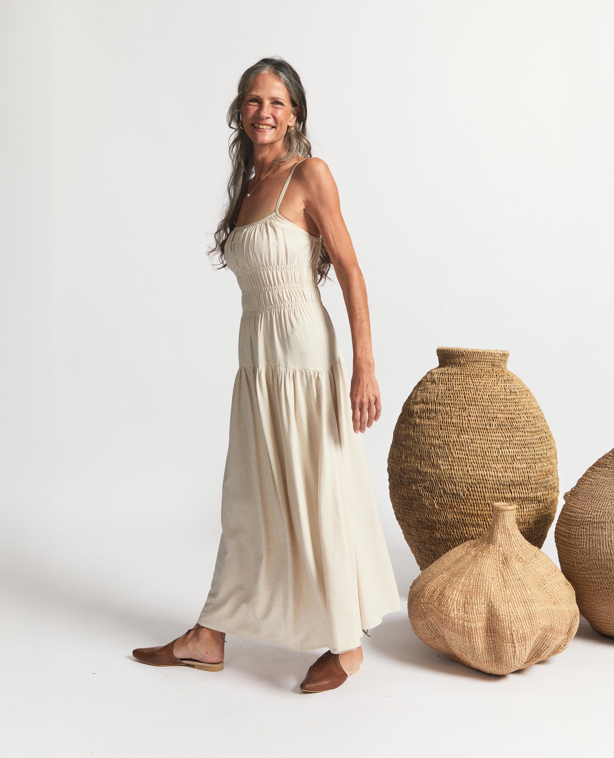Cola | Maxi Dress | Natural