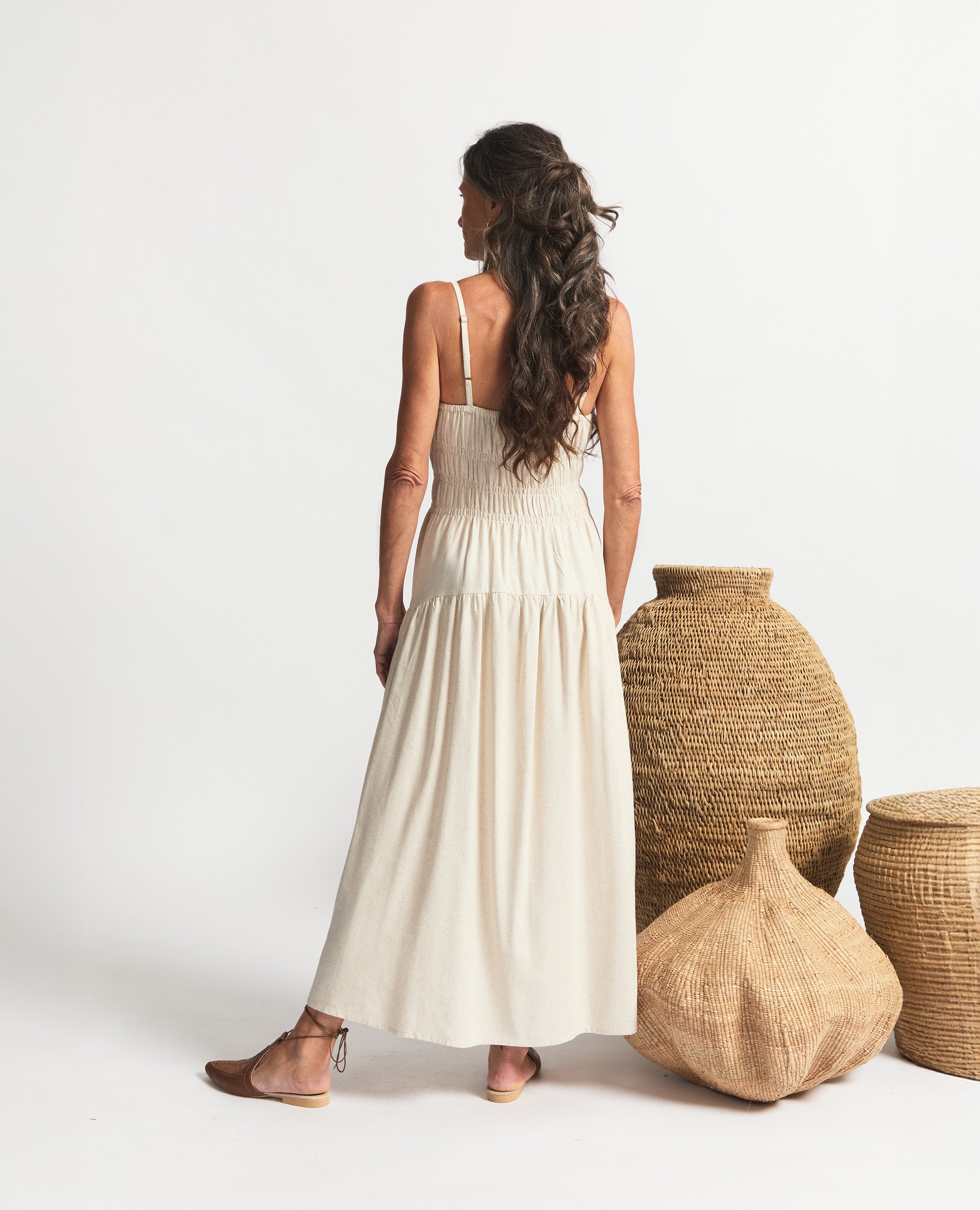Cola | Maxi Dress | Natural