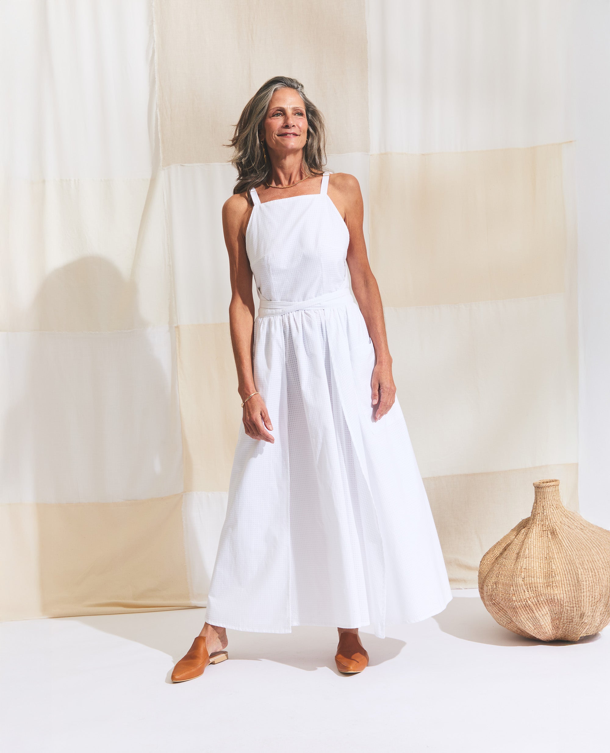 Bjork | Maxi Wrap Dress | White