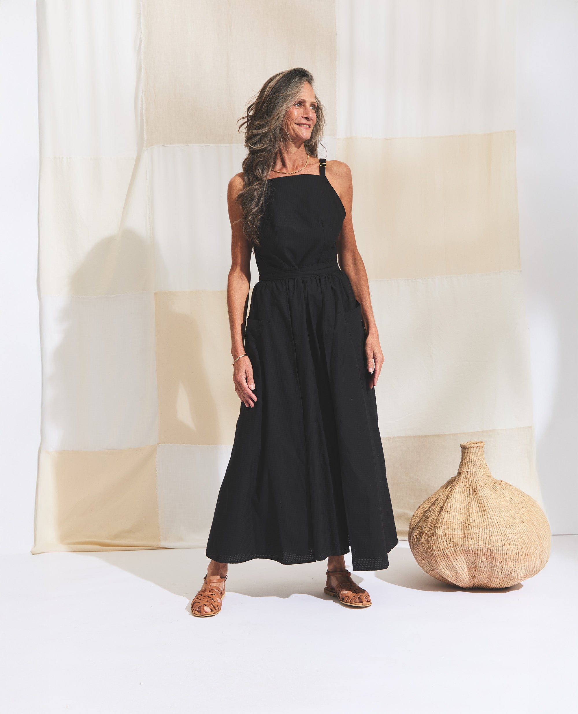 Bjork | Maxi Wrap Dress | Black