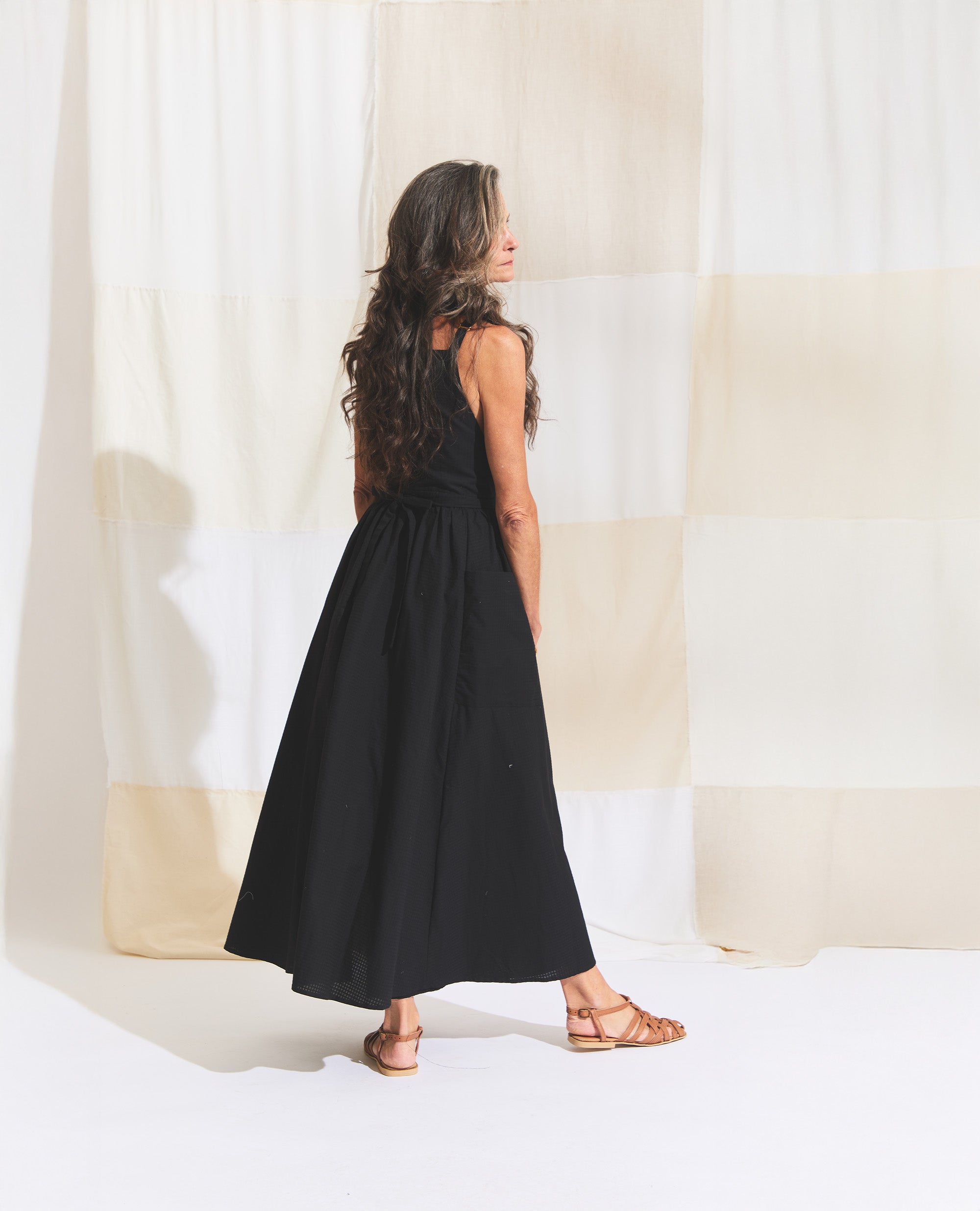 Bjork | Maxi Wrap Dress | Black