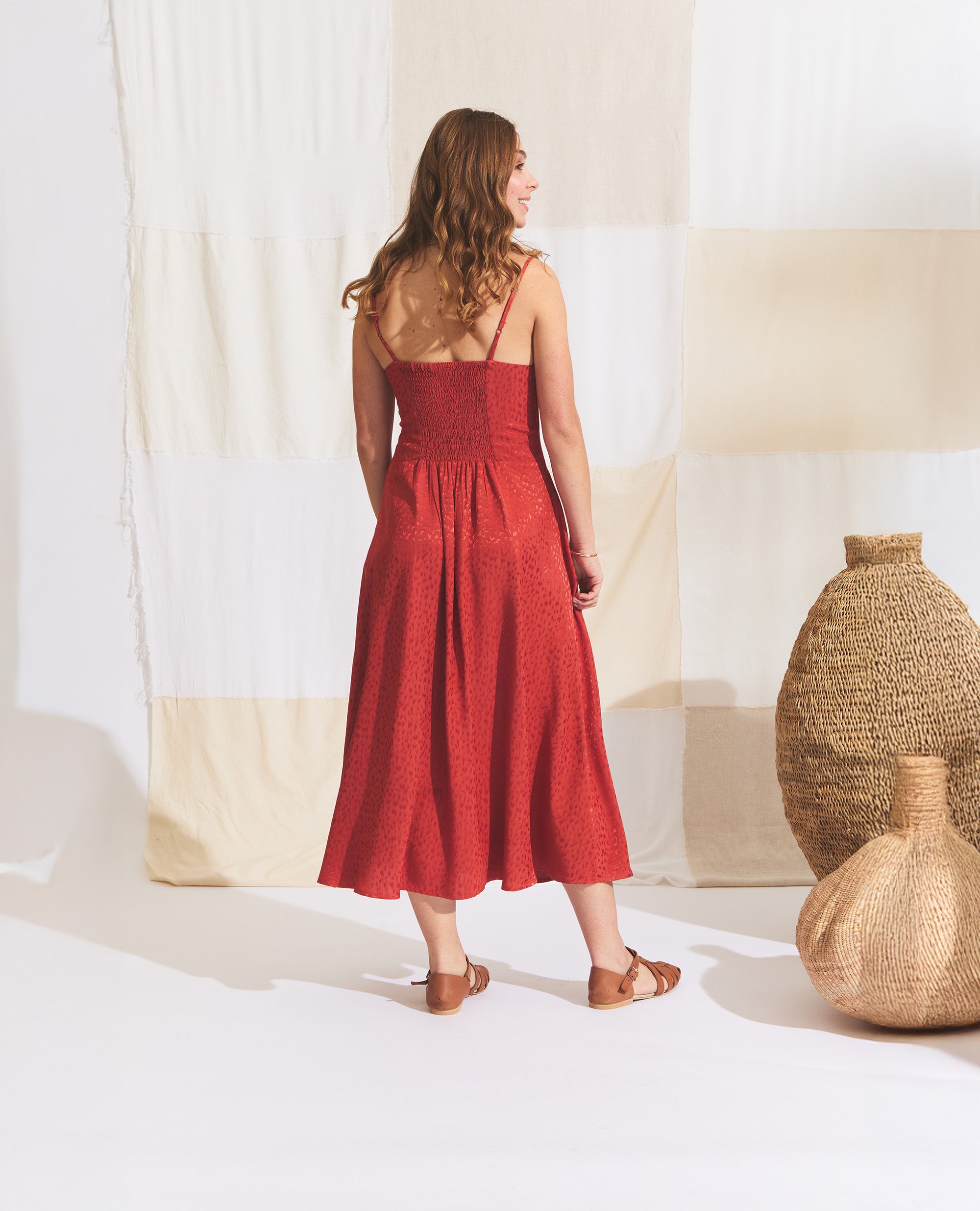 Ione | A-Line Dress | Chilli