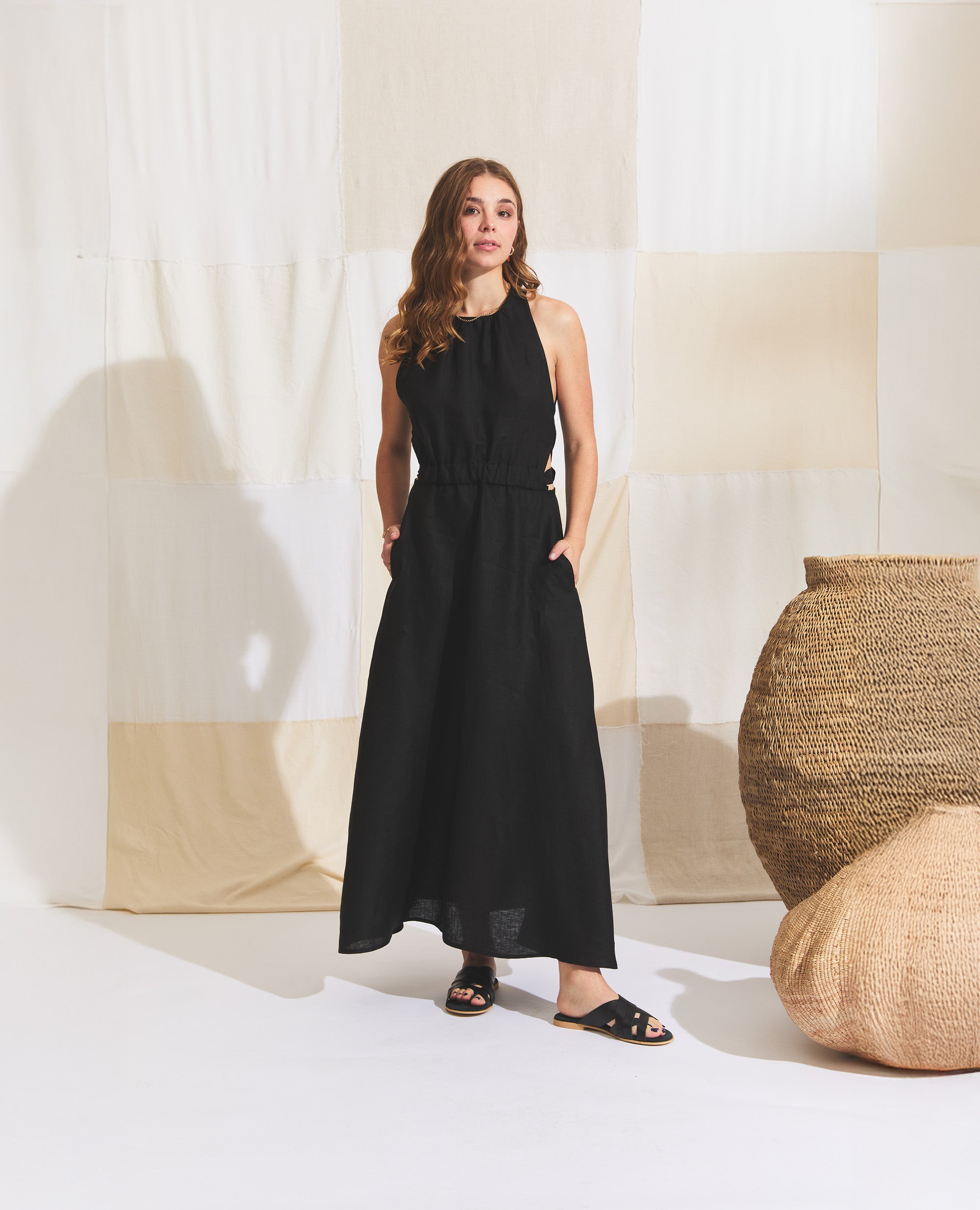 Mei | Maxi Dress | Black