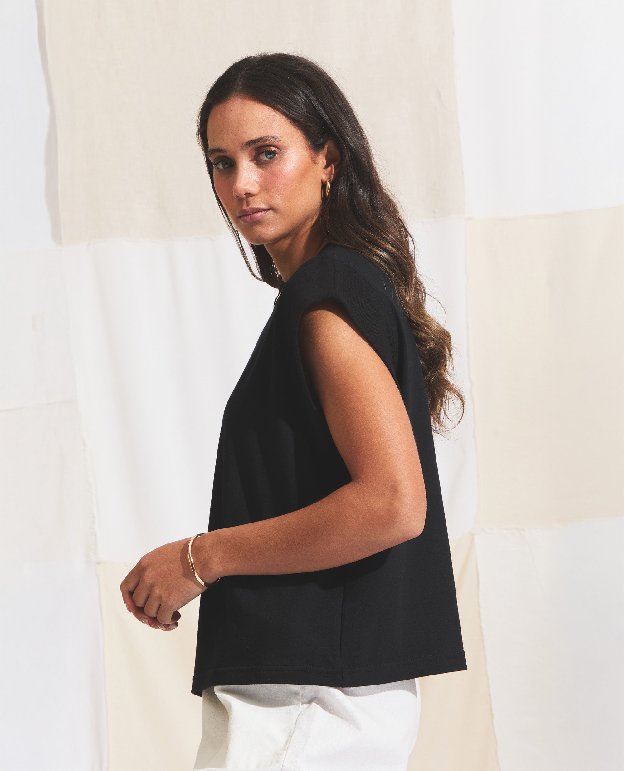 Bowie | Relaxed Tank | Black