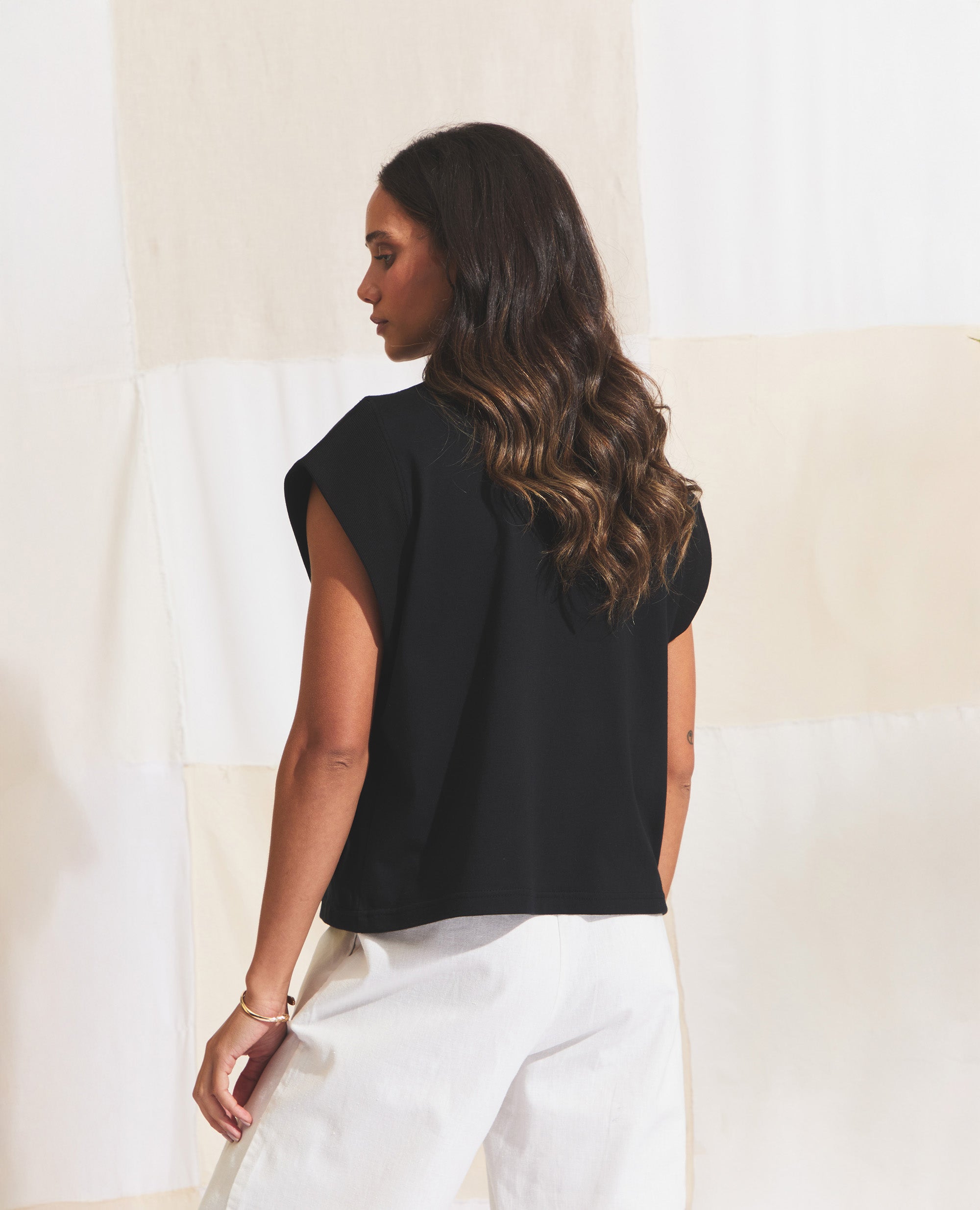 Bowie | Relaxed Tank | Black