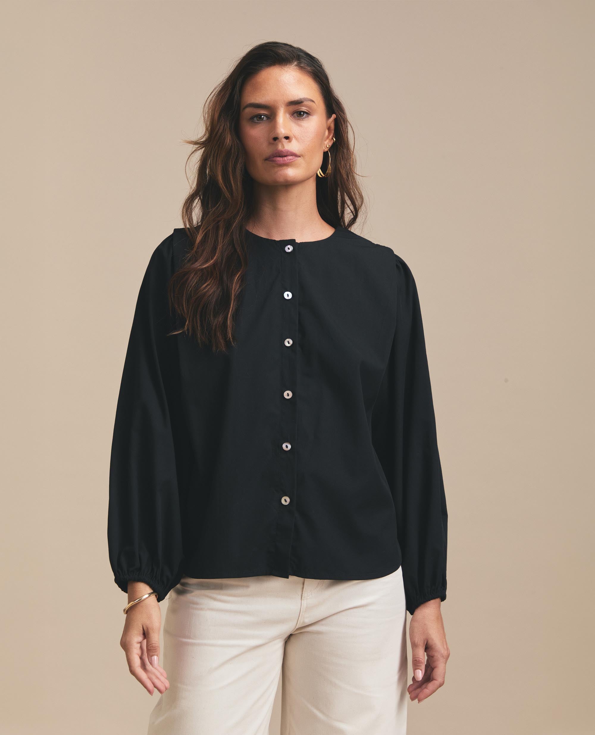 Jones | Relaxed Blouse | Black