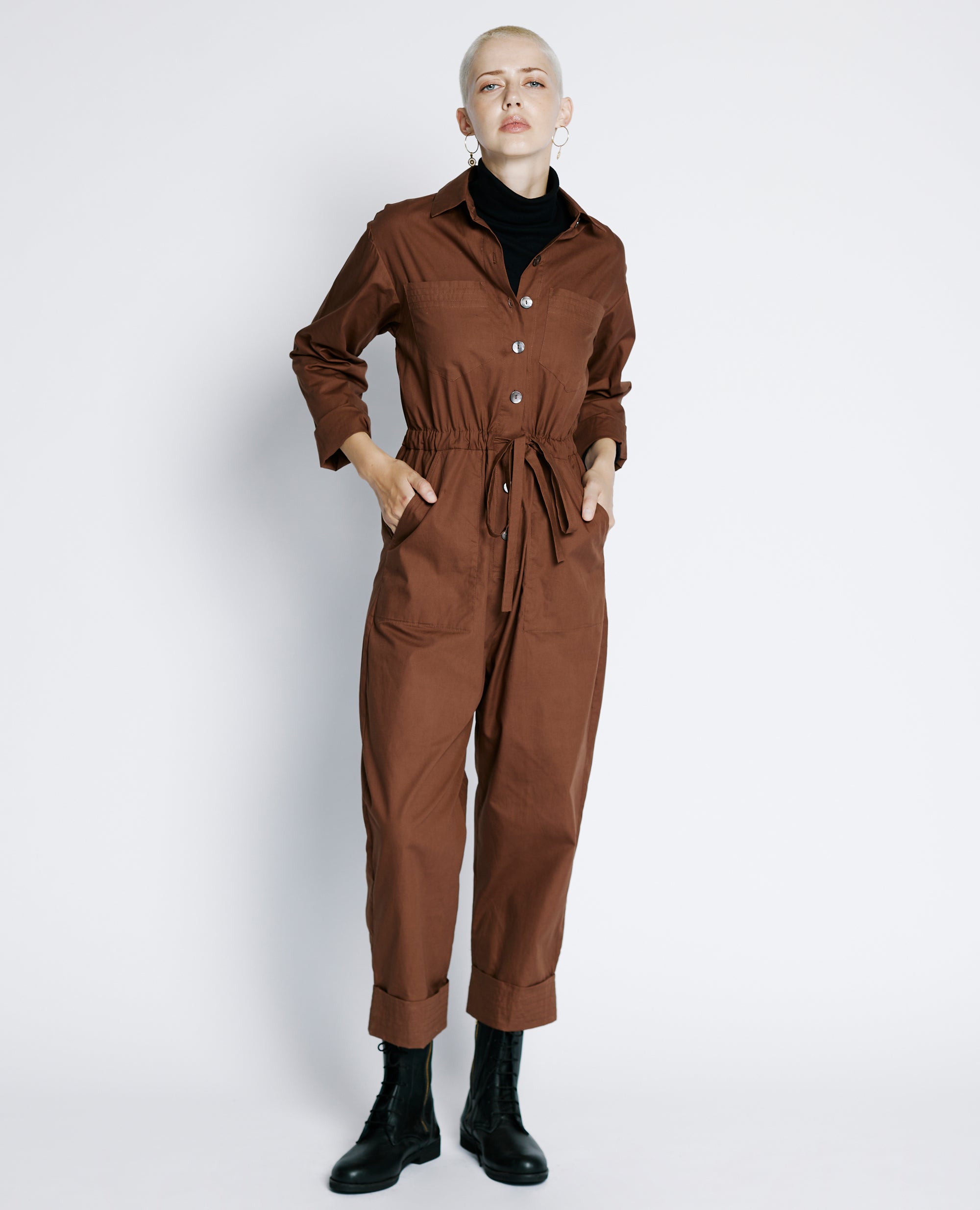 Brooklyn | Collared Boiler Suit