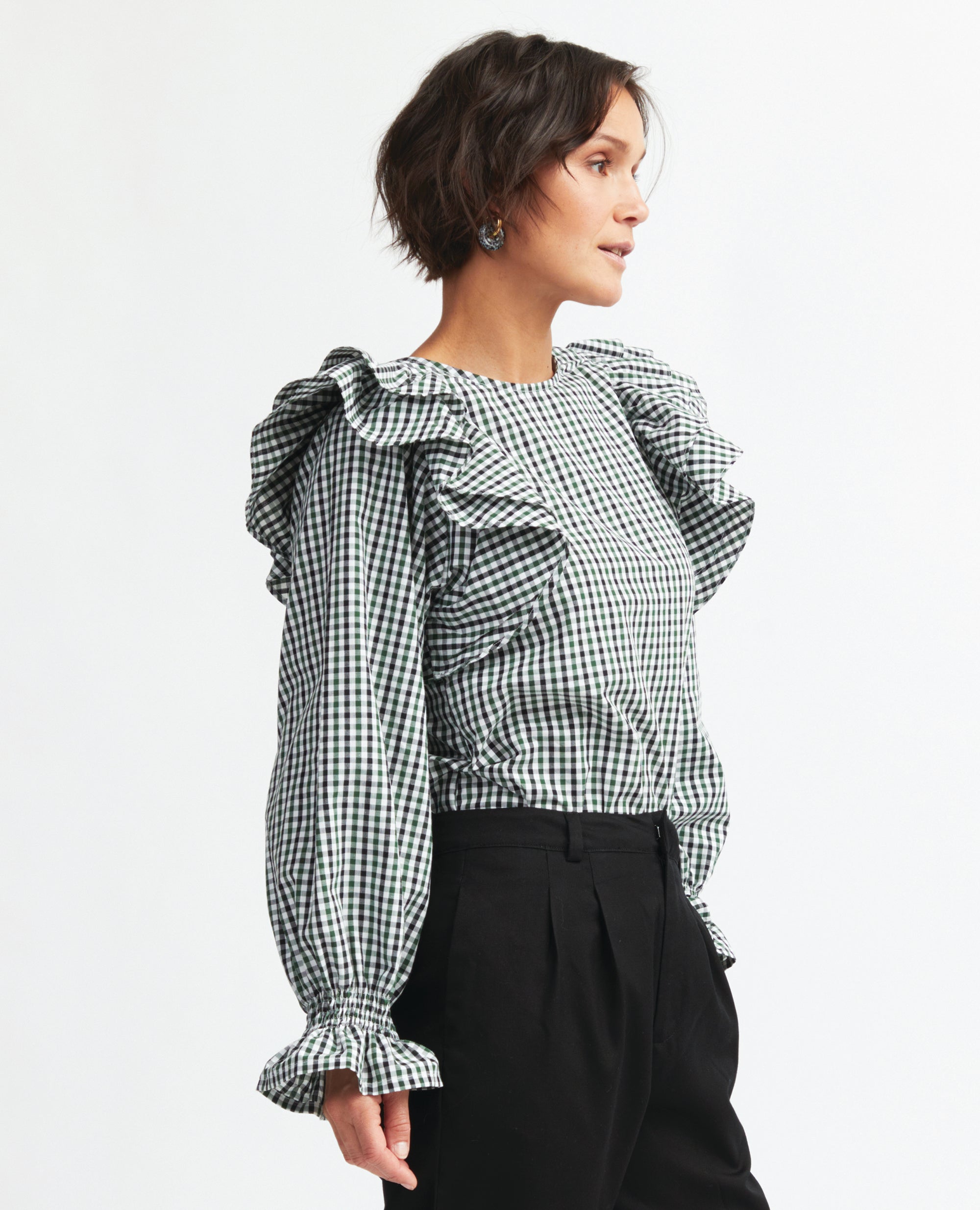 Dhalia | Frill Sleeve Blouse