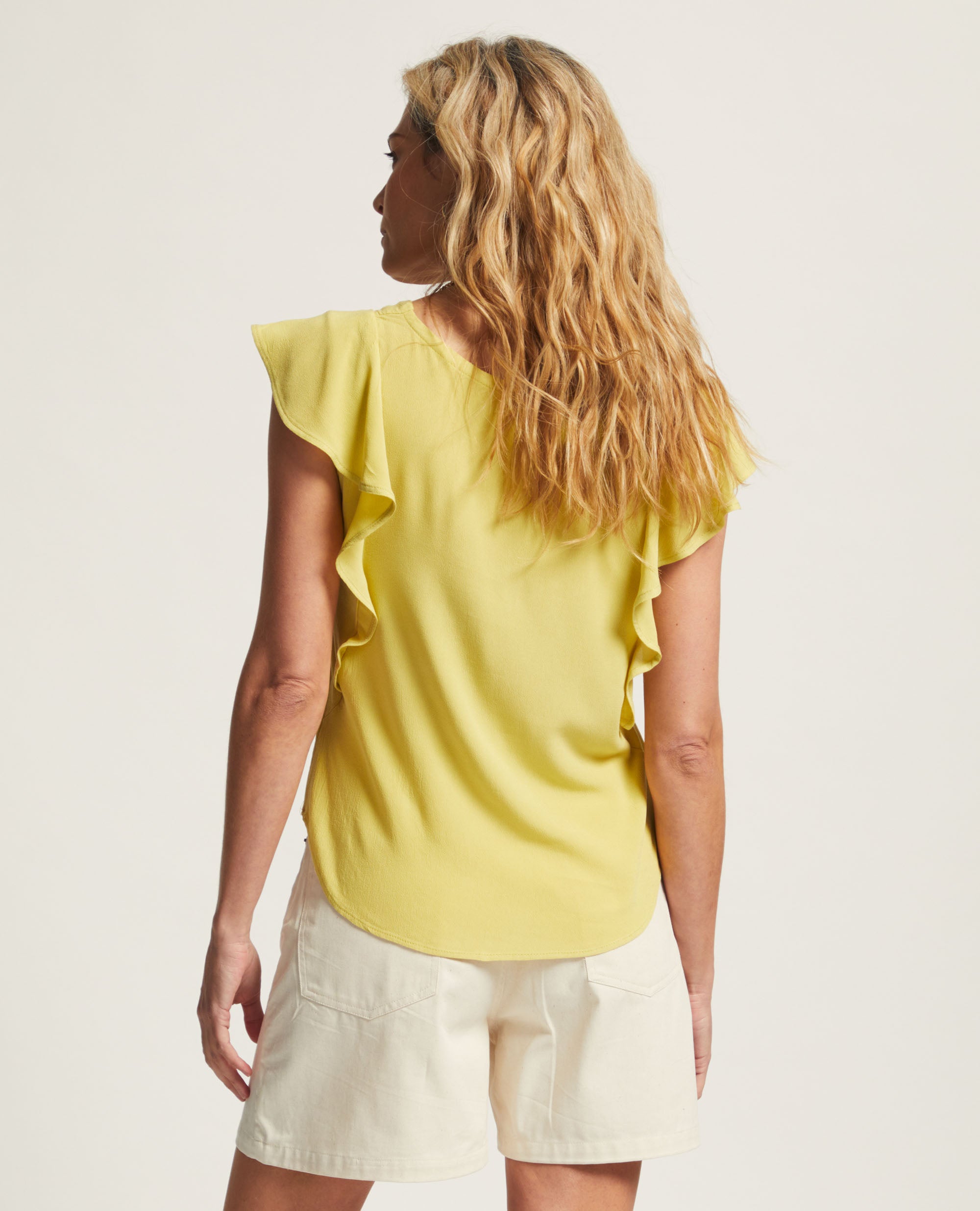 Emeline | Flutter Sleeve Blouse