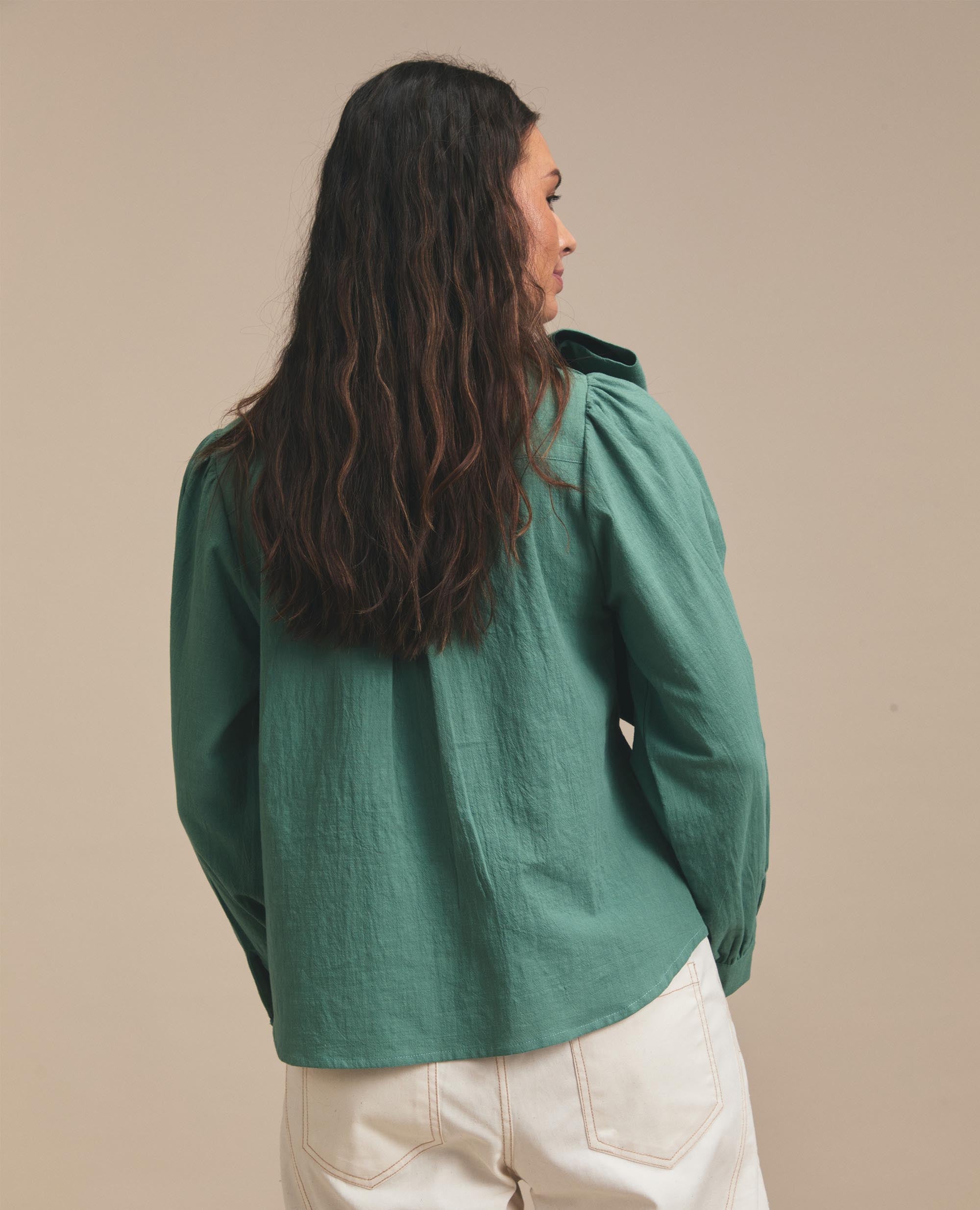 Kitty | Relaxed Blouse | Jade