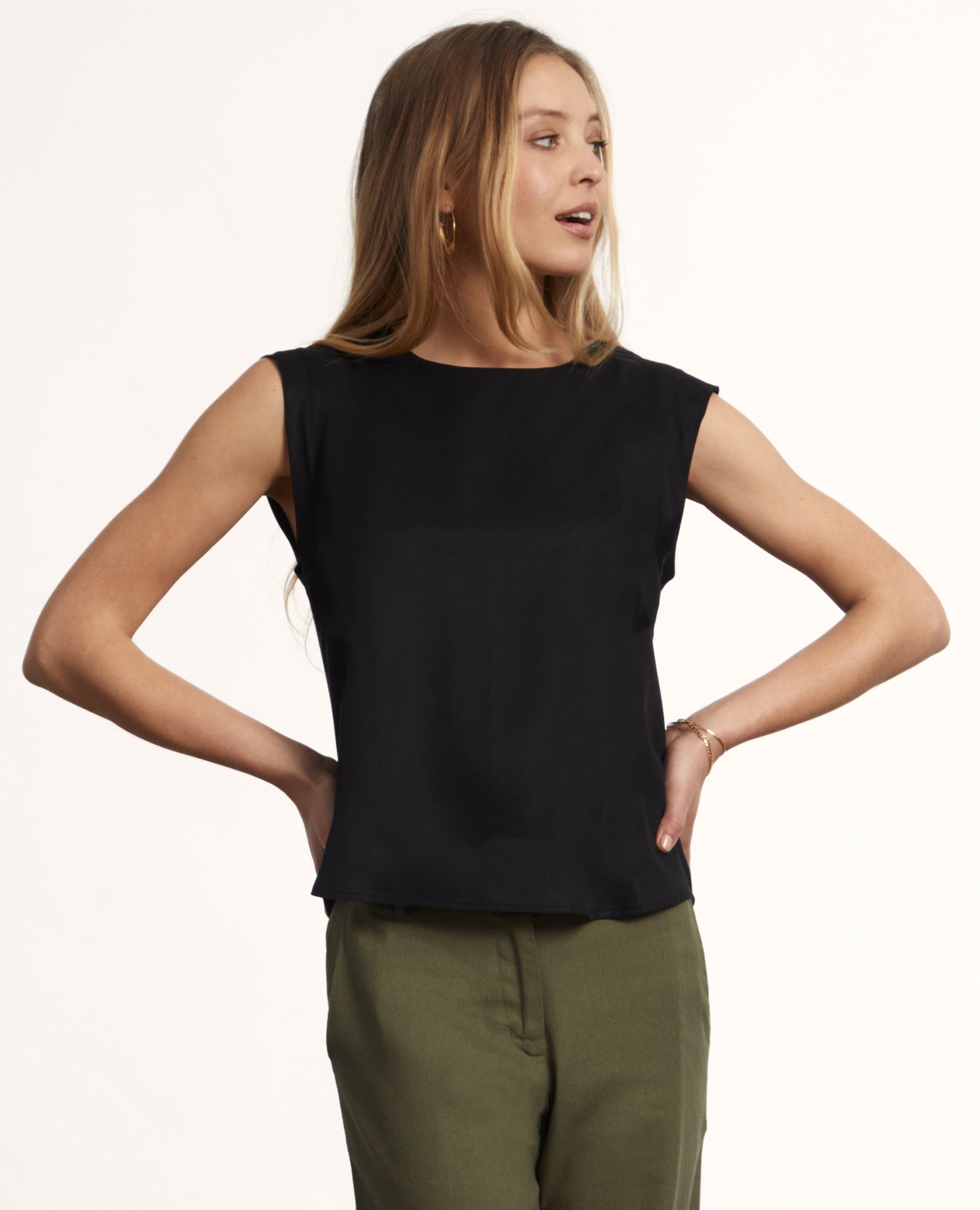 Hestia Core | Cap Sleeve Blouse