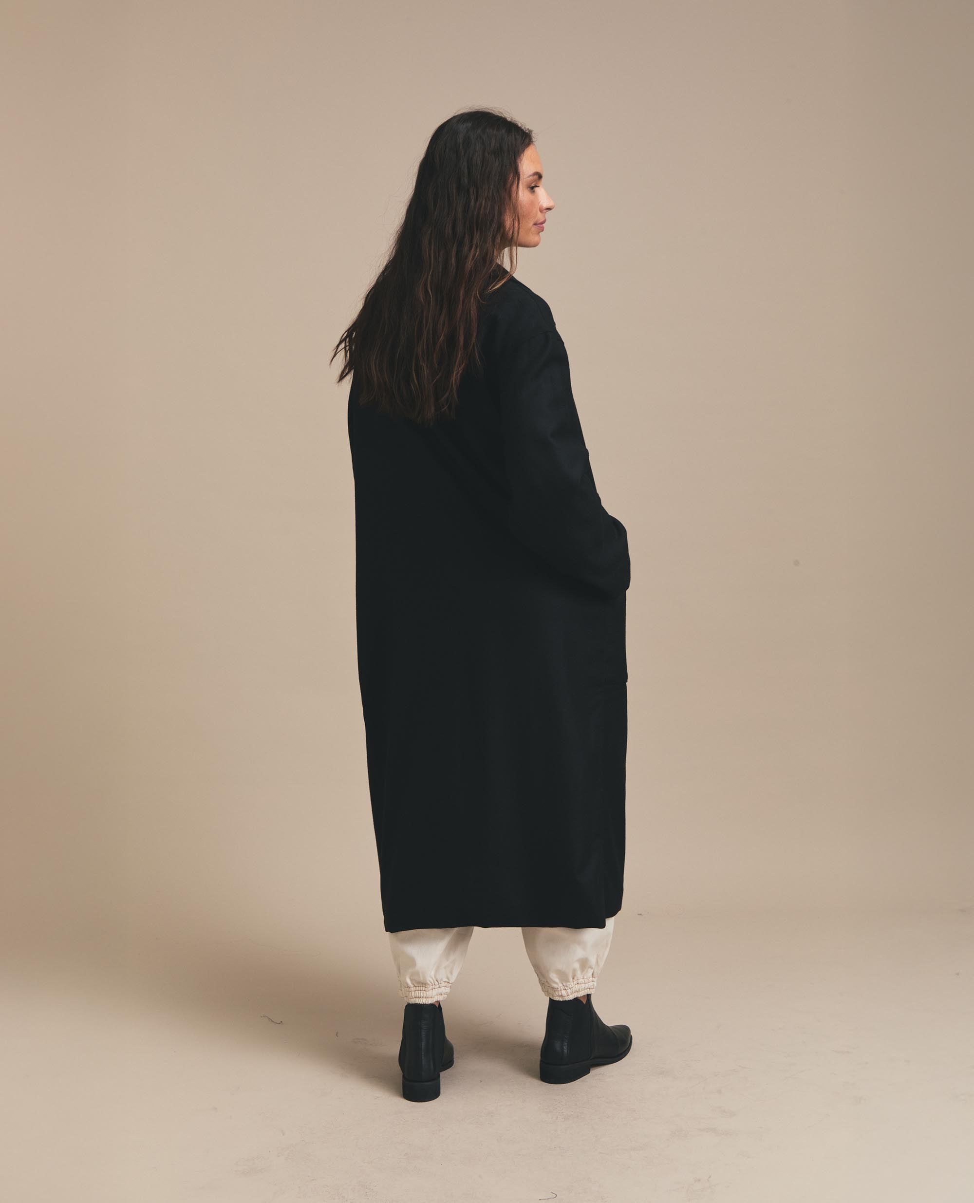 Sierra | Trench Coat | Black