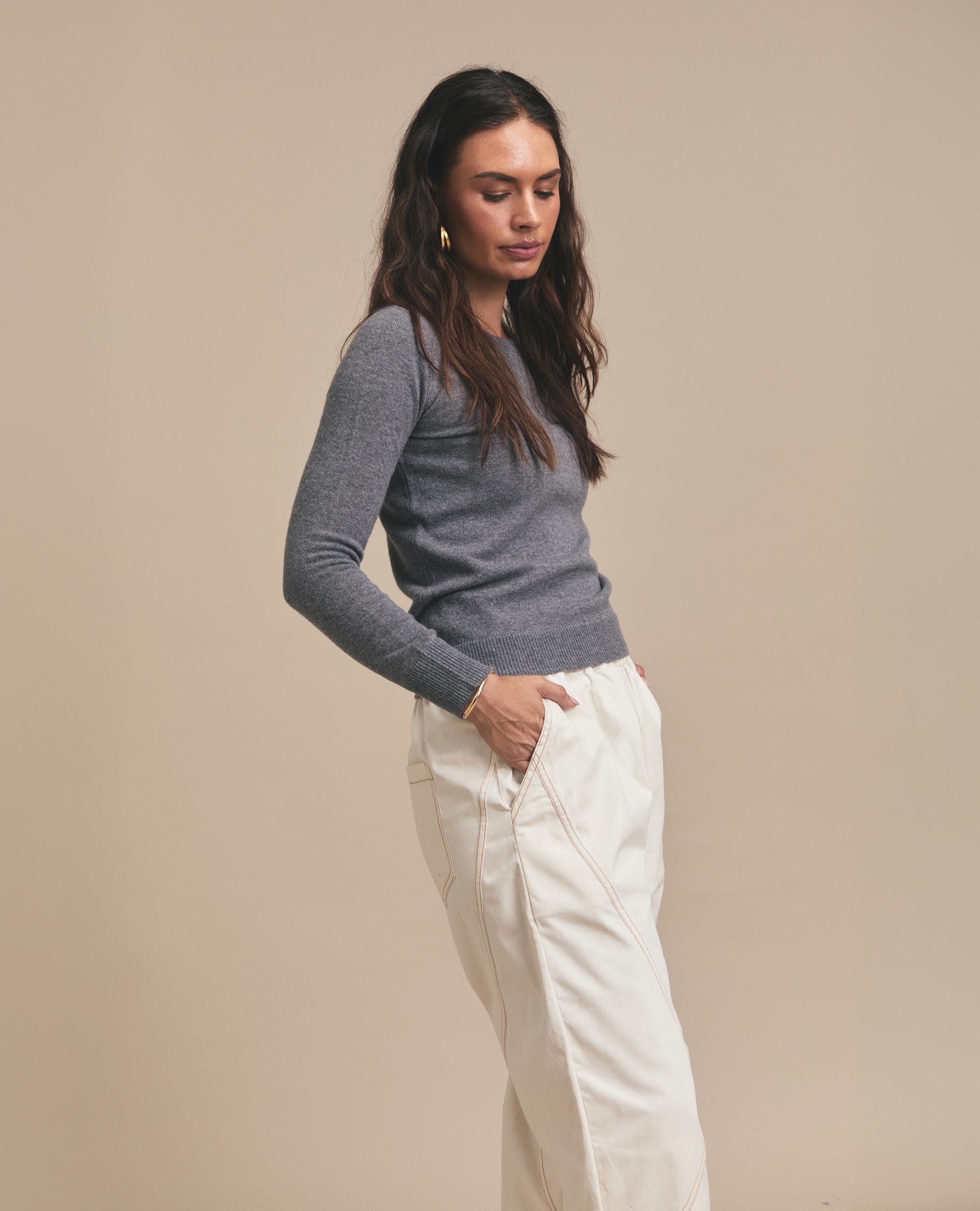 Snug | Crew Neck Jersey | Grey