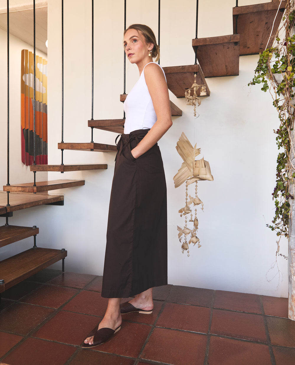 Terra | Palazzo Pants | Chocolate