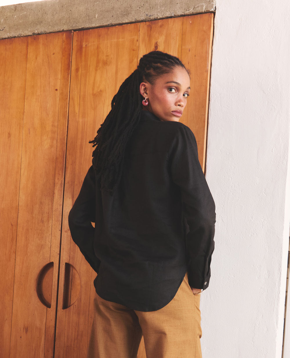 Starling | Collared Shirt | Black