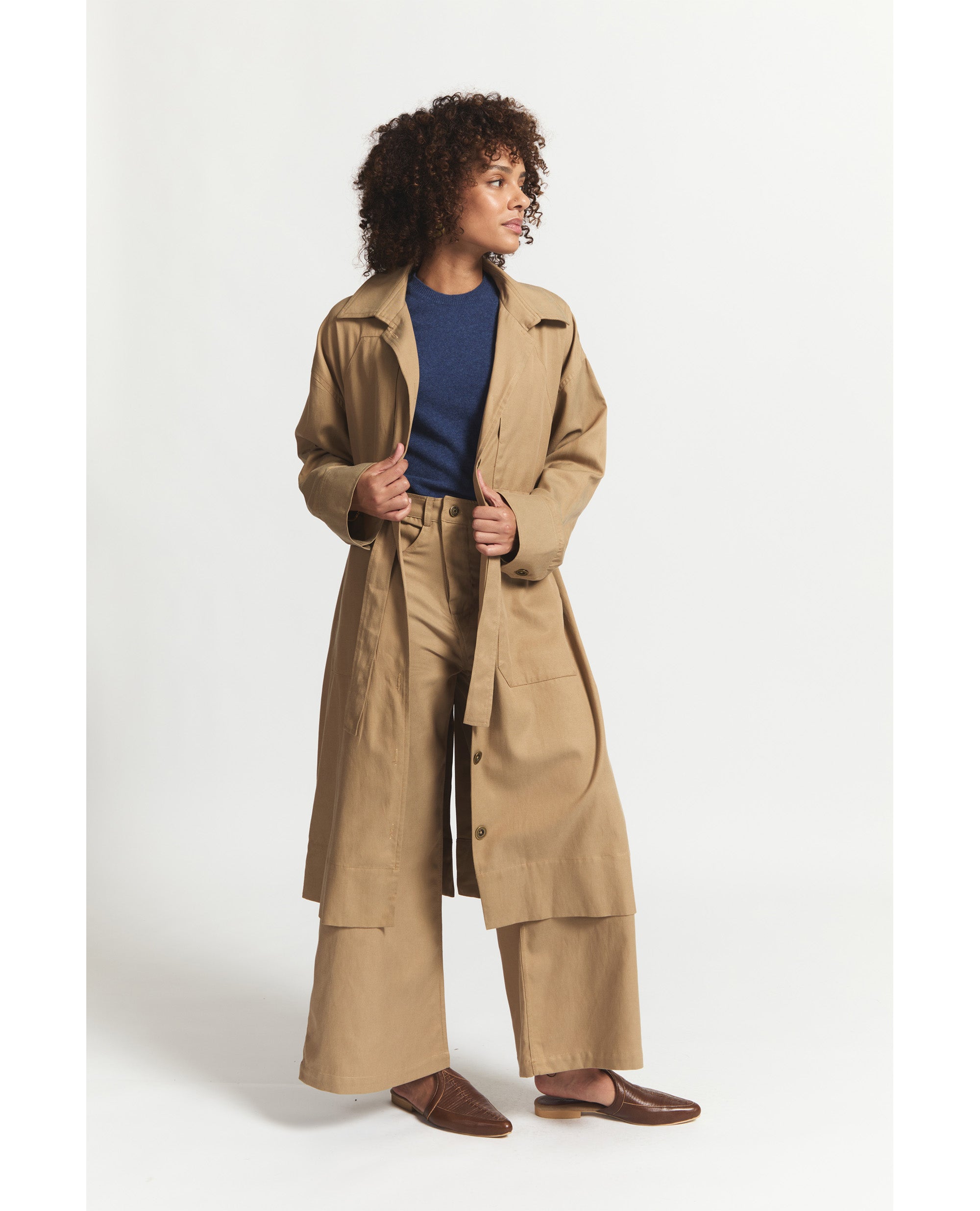 Trench | Relaxed Coat | Camel