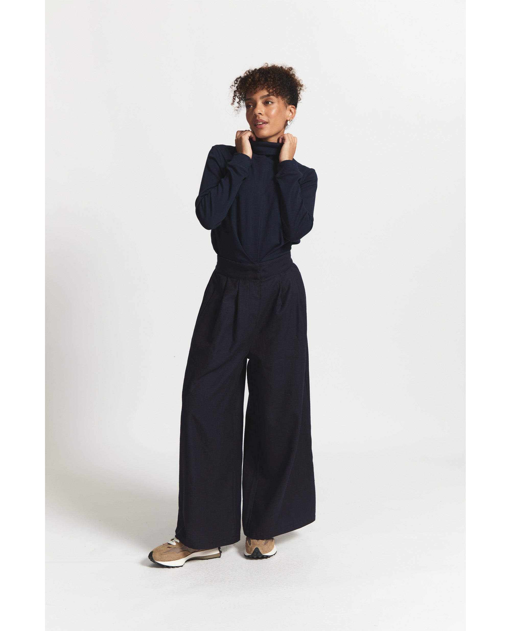 Ninka | Palazzo Pants | Navy