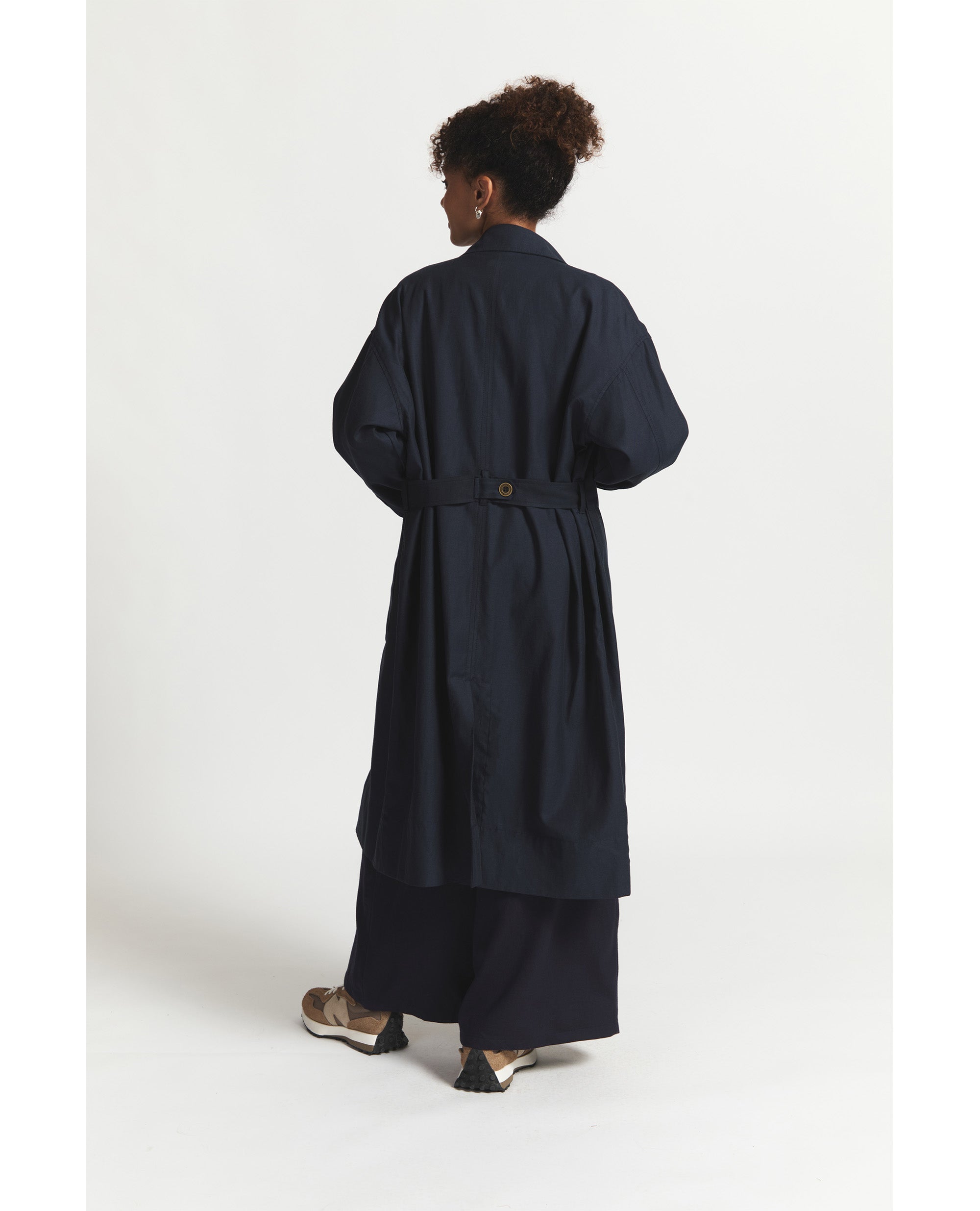 Trench | Relaxed Coat | Navy