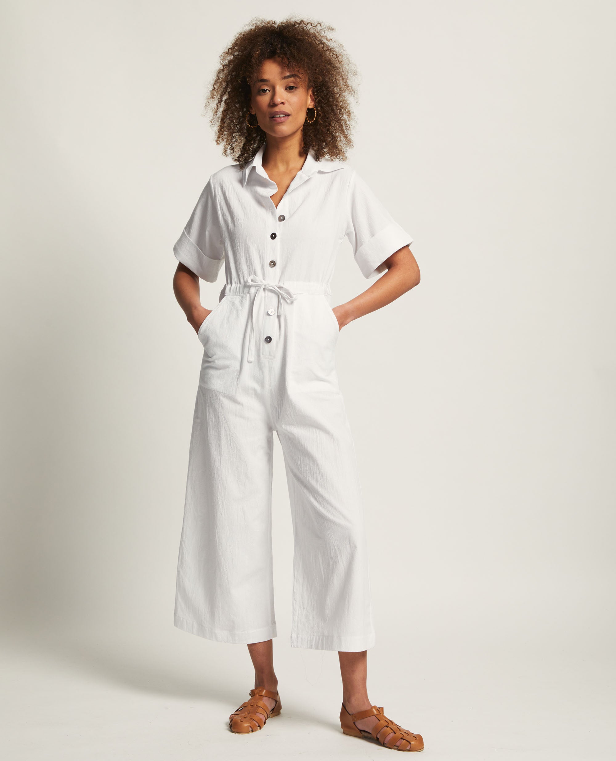 Suki | Collared Jumpsuit