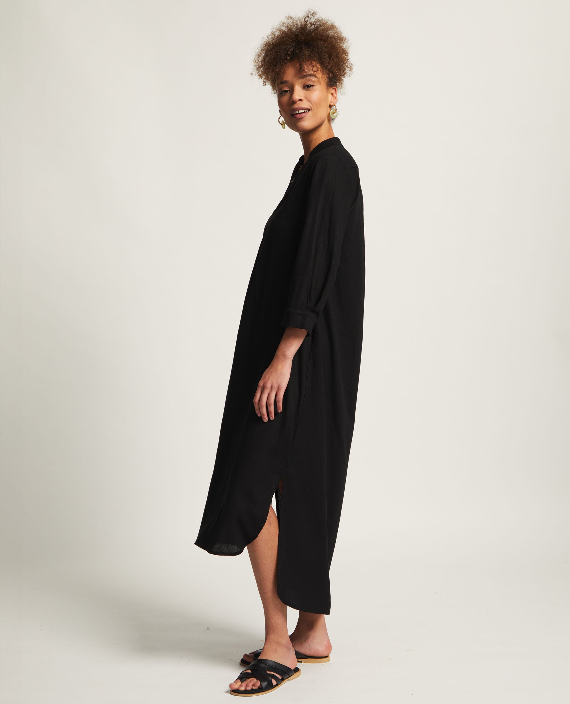 Kelly | Mandarin Collar Dress