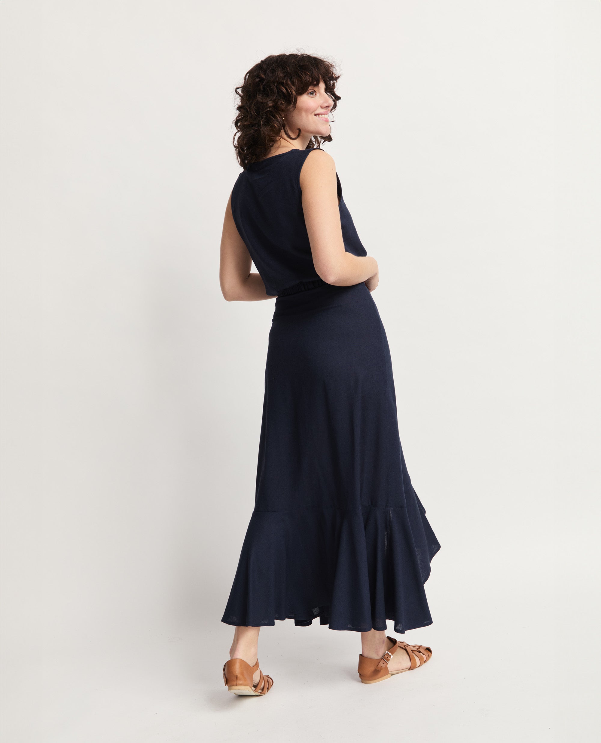 Aleyna | Frill Maxi Skirt
