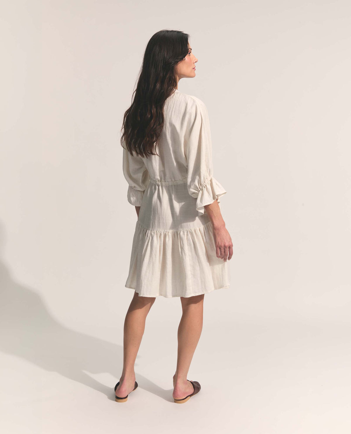 Oriana | Multi Tier Dress | Milk