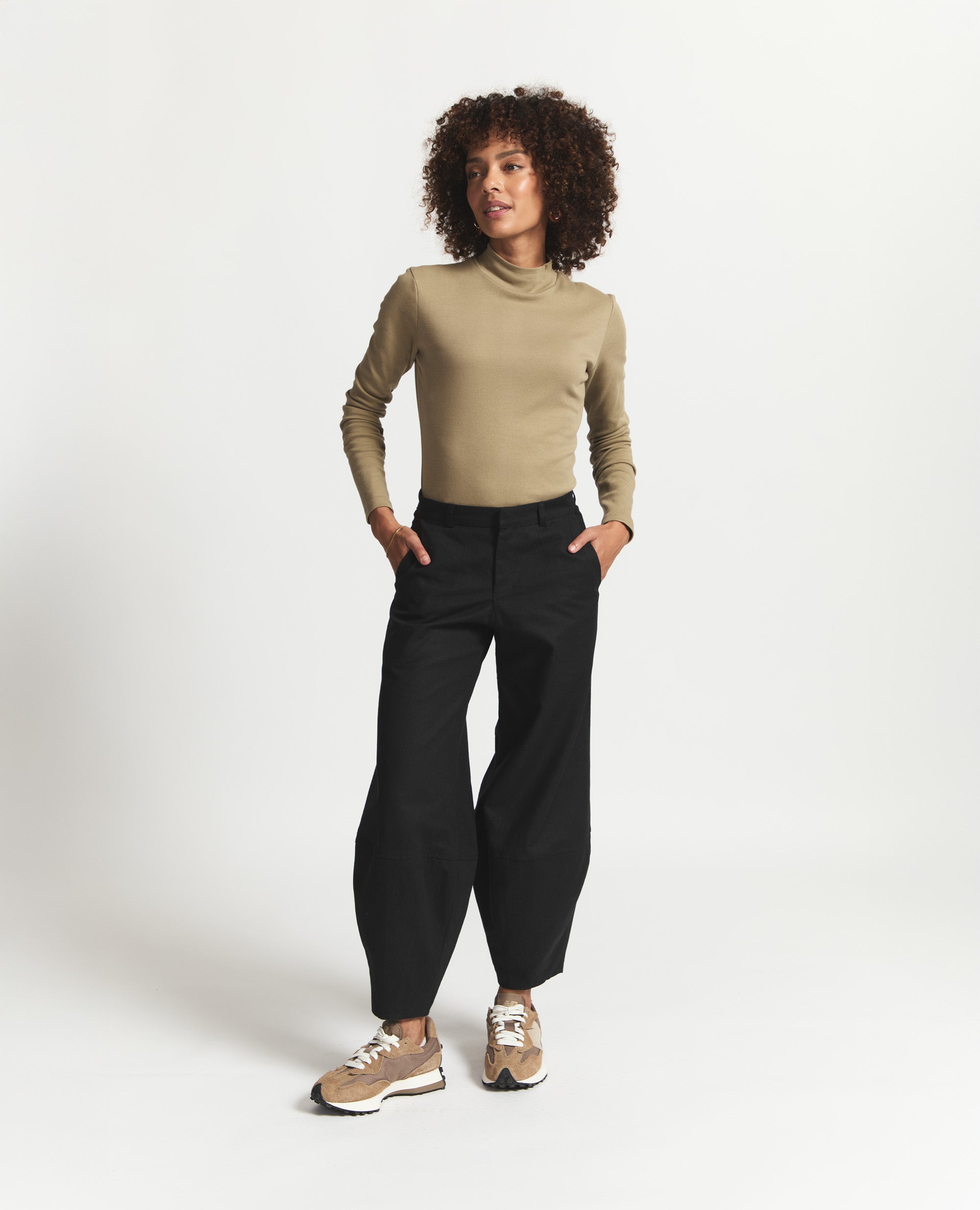 Elm Core | Tapered Trousers | Black