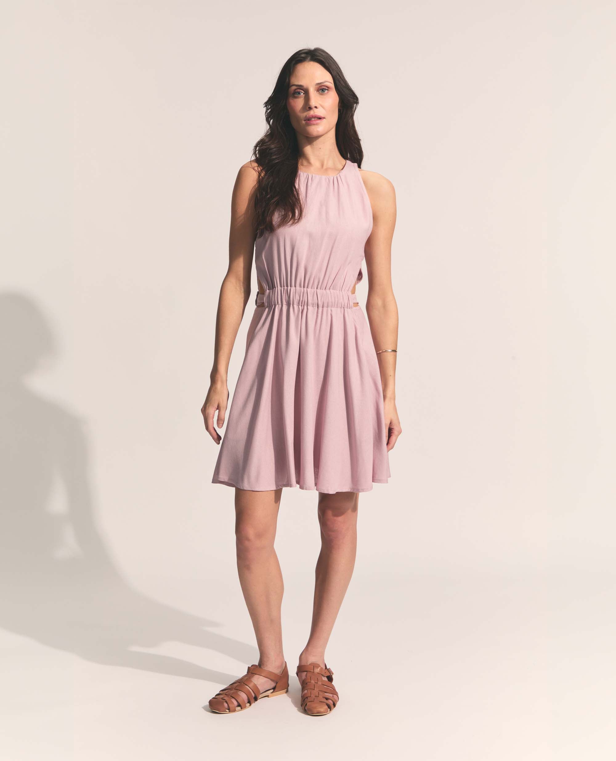 Mini Mei | Skater Dress | Mauve