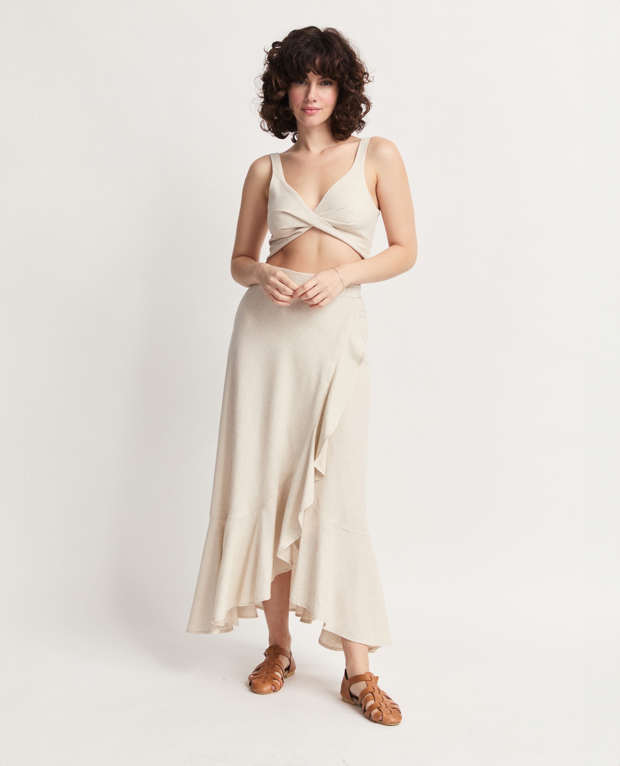 Aleyna | Frill Maxi Skirt