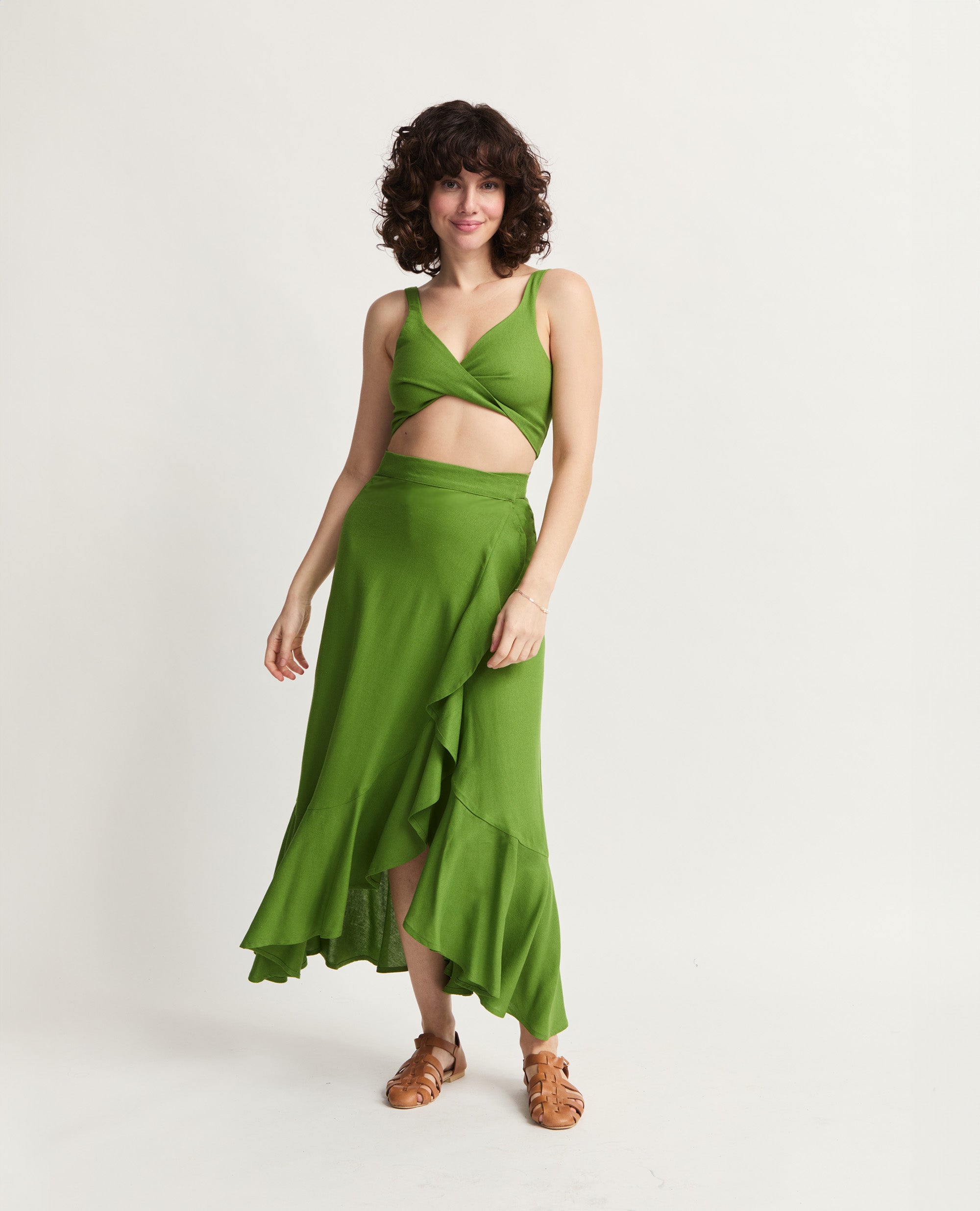 Aleyna | Frill Maxi Skirt