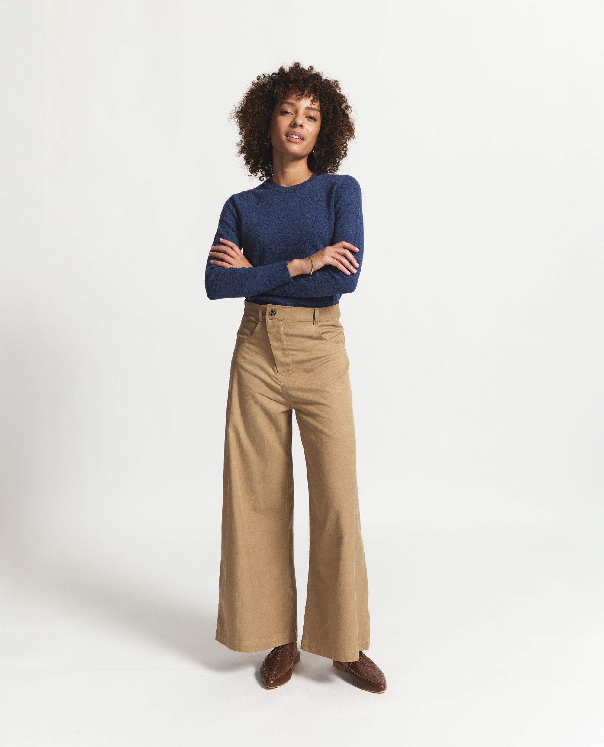 Kyoto | Fitted Trouser | Camel