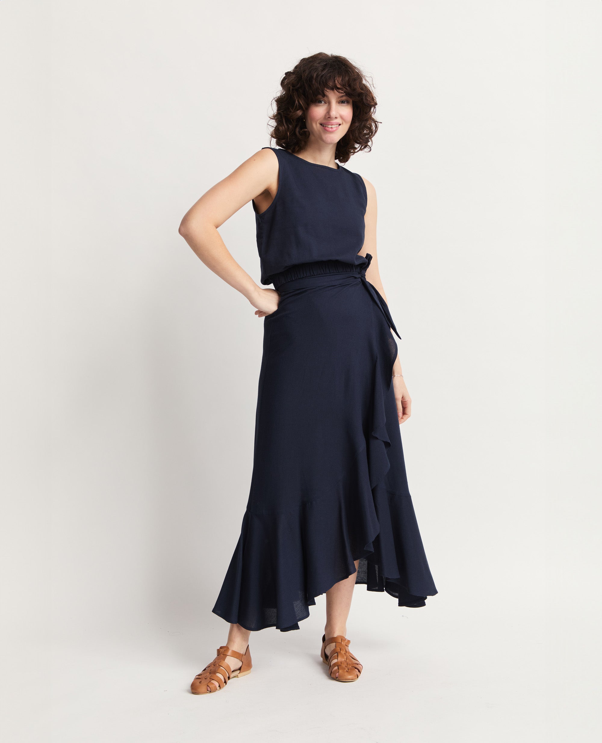 Aleyna | Frill Maxi Skirt