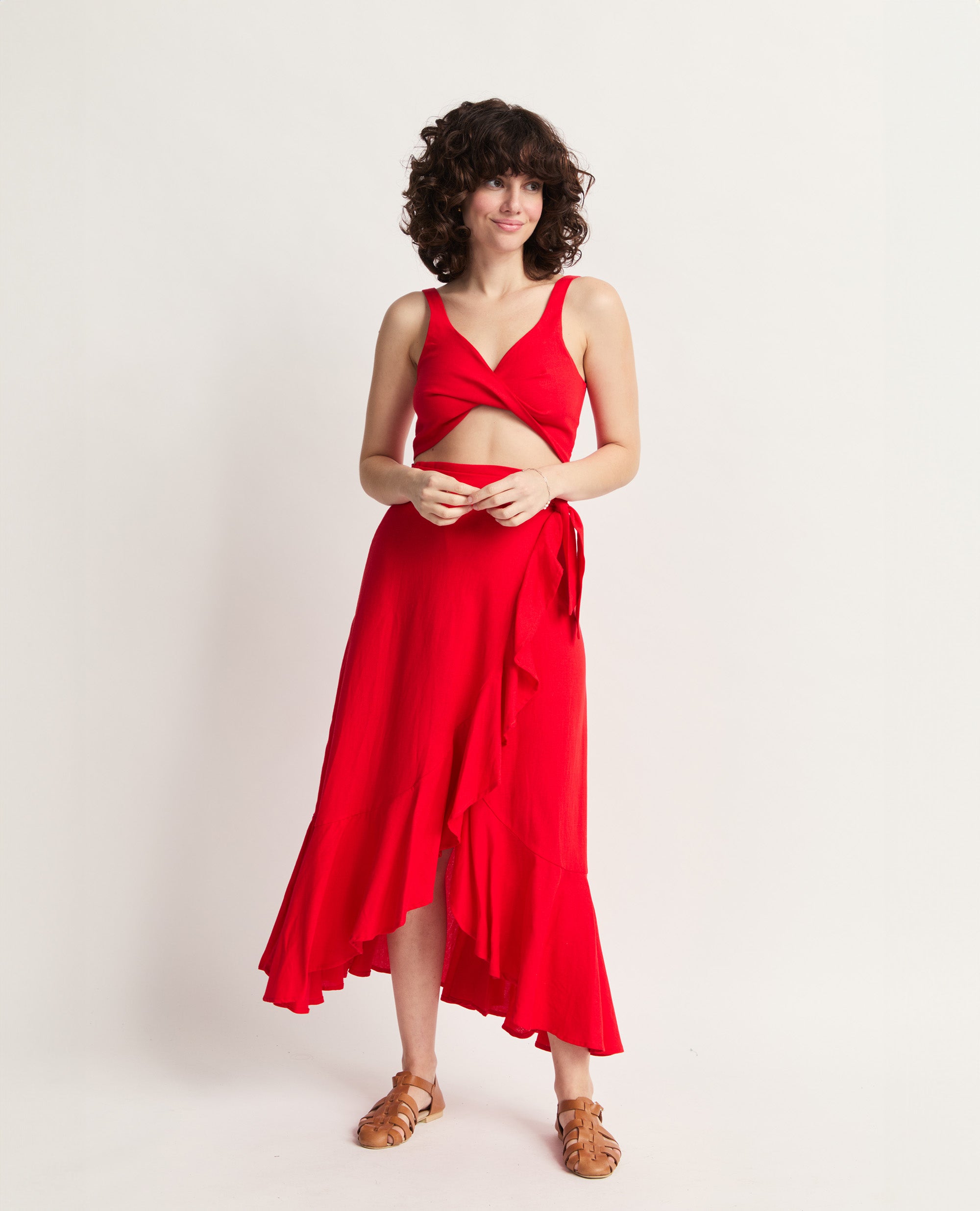 Aleyna | Frill Maxi Skirt
