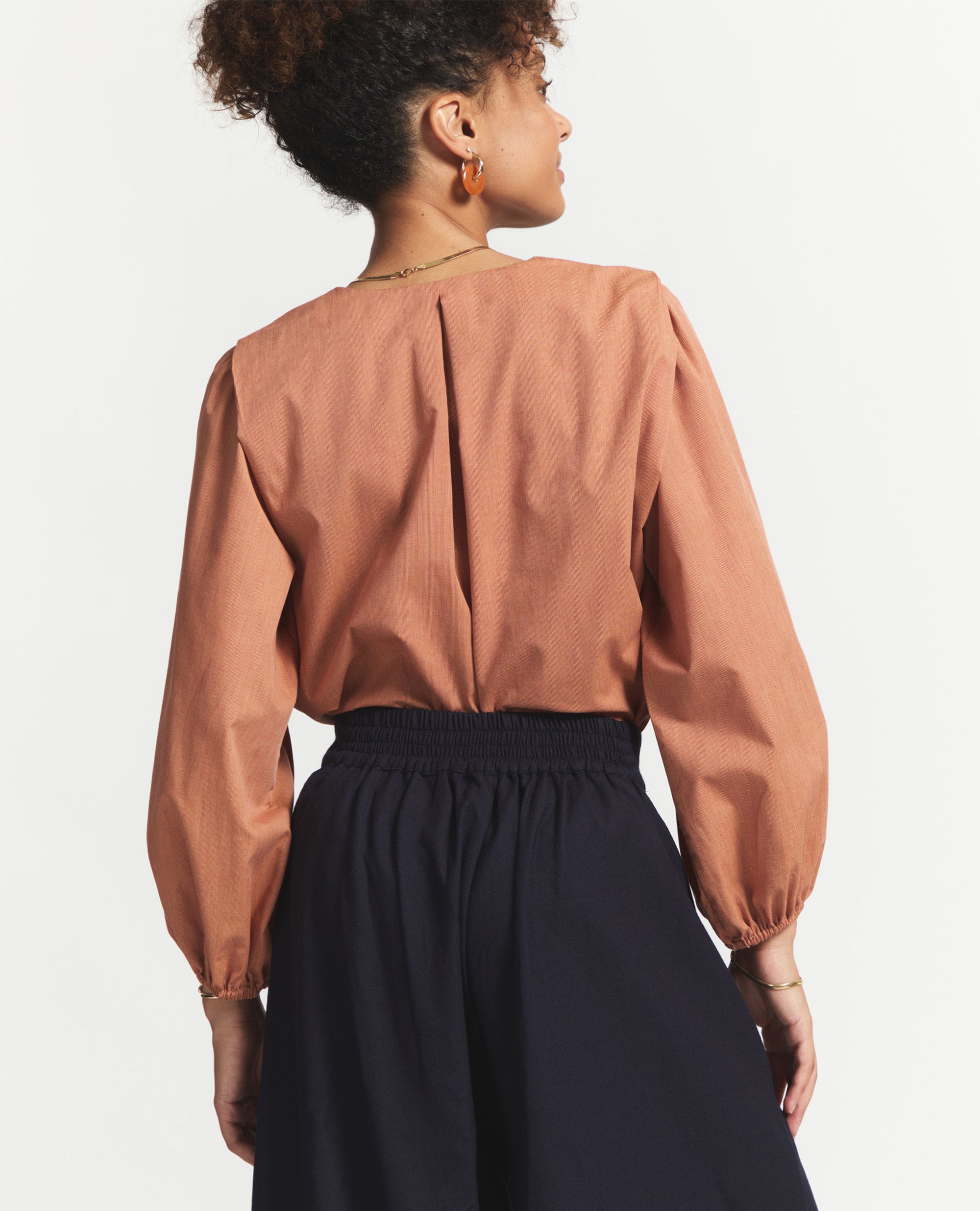 Jones | Relaxed Blouse | Red Sand