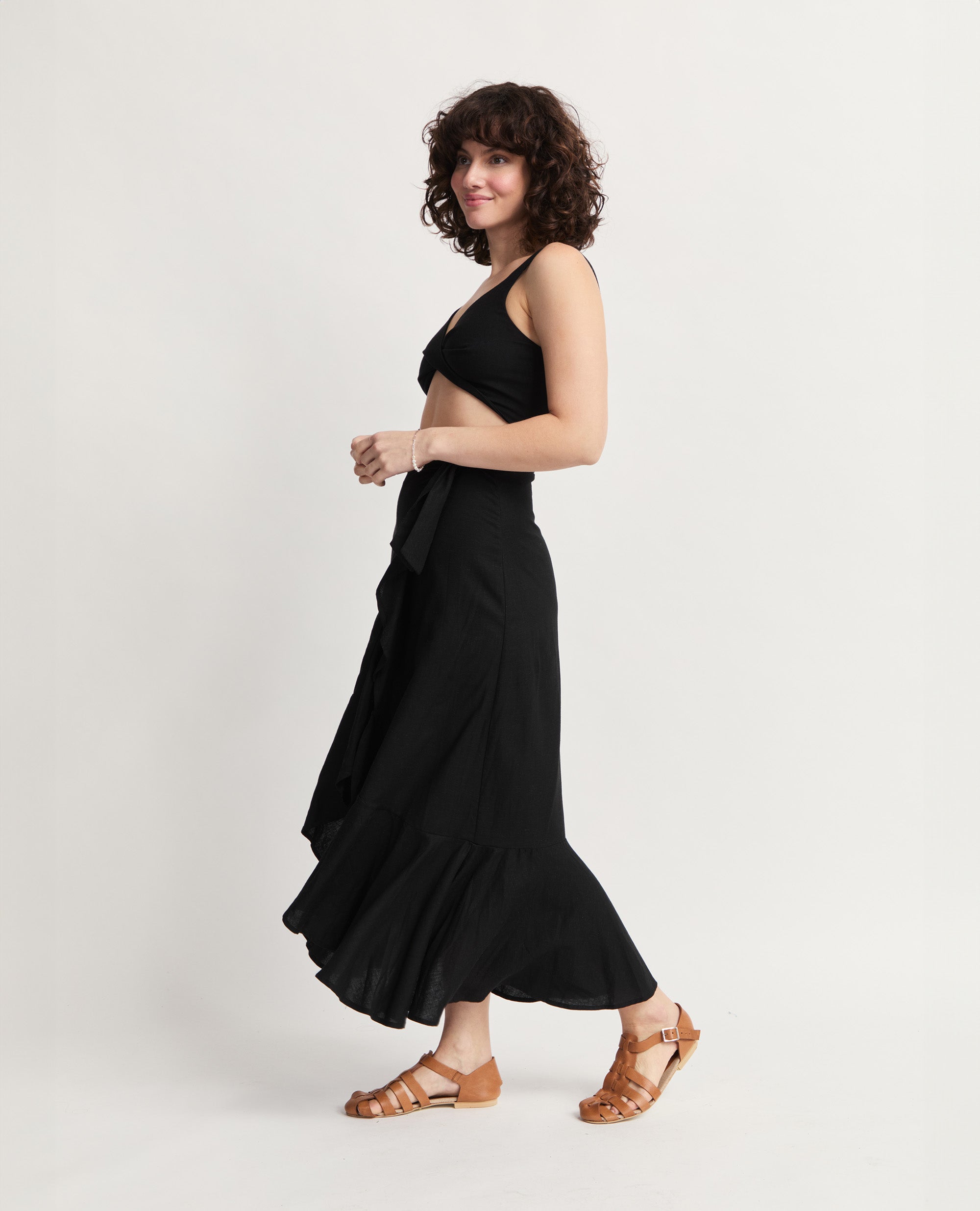 Aleyna | Frill Maxi Skirt