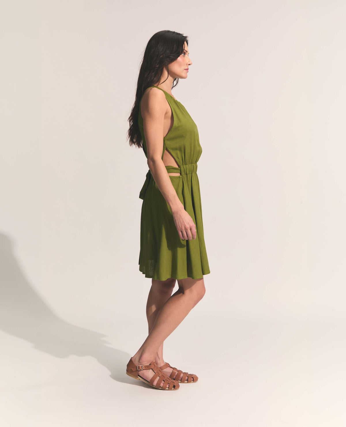 Mini Mei | Skater Dress | Green