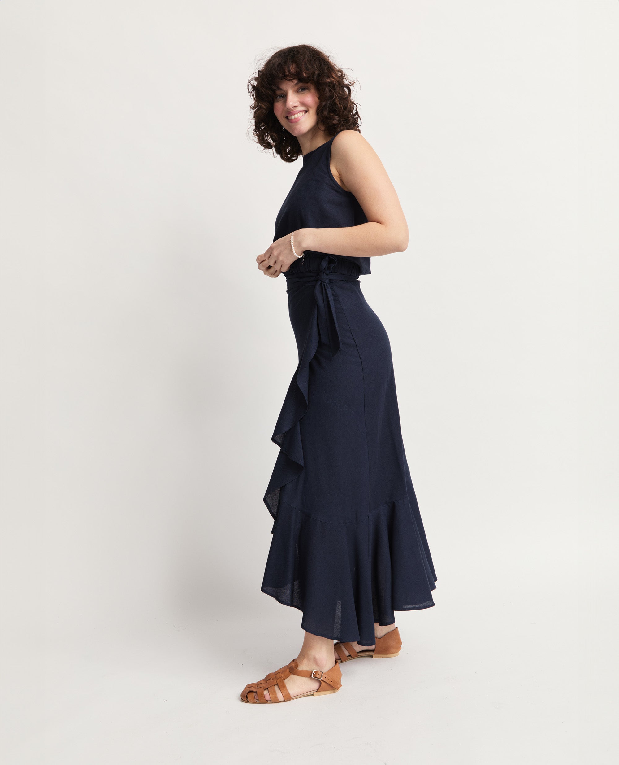 Aleyna | Frill Maxi Skirt