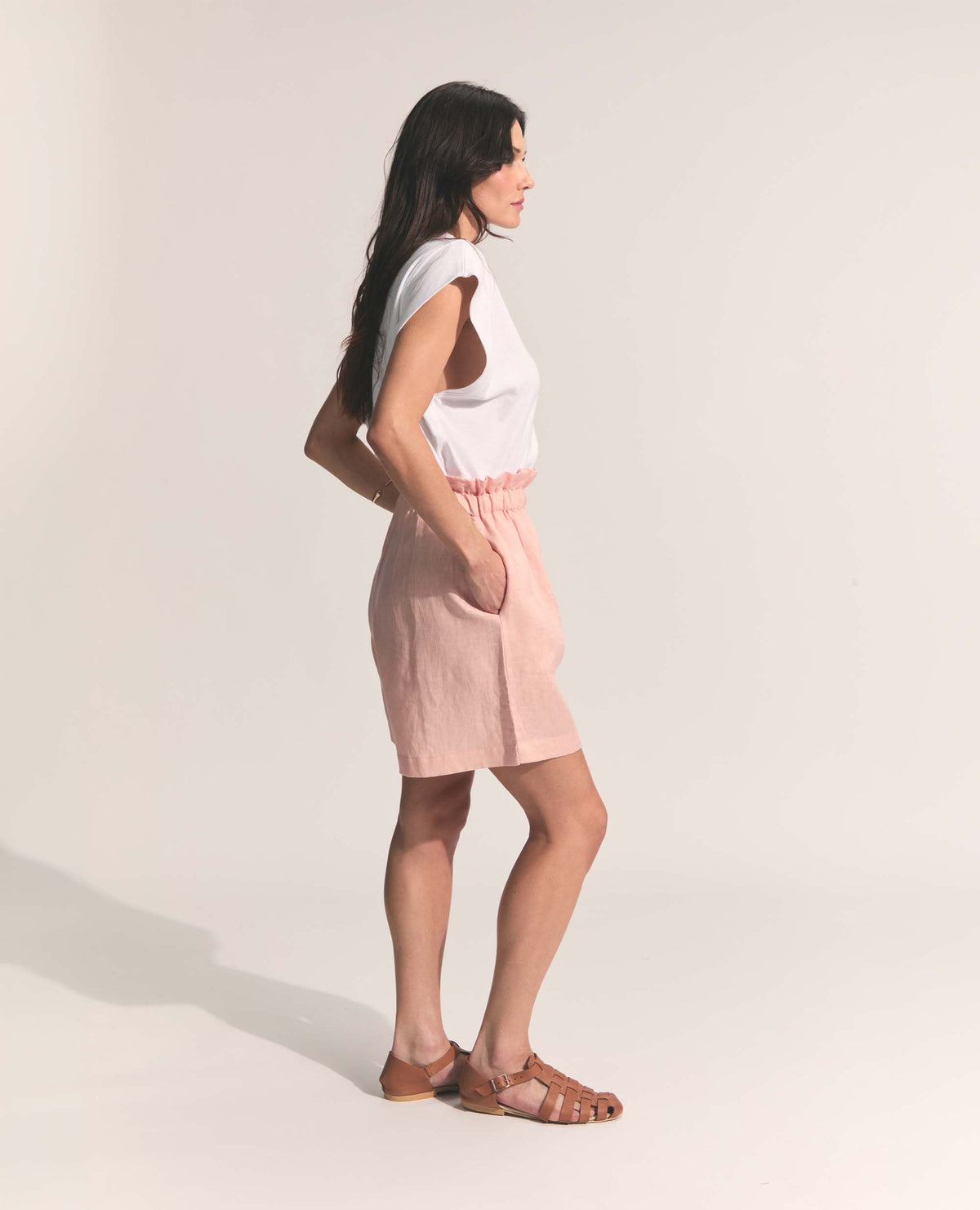 Blythe | Paper Bag Shorts | Ballerina