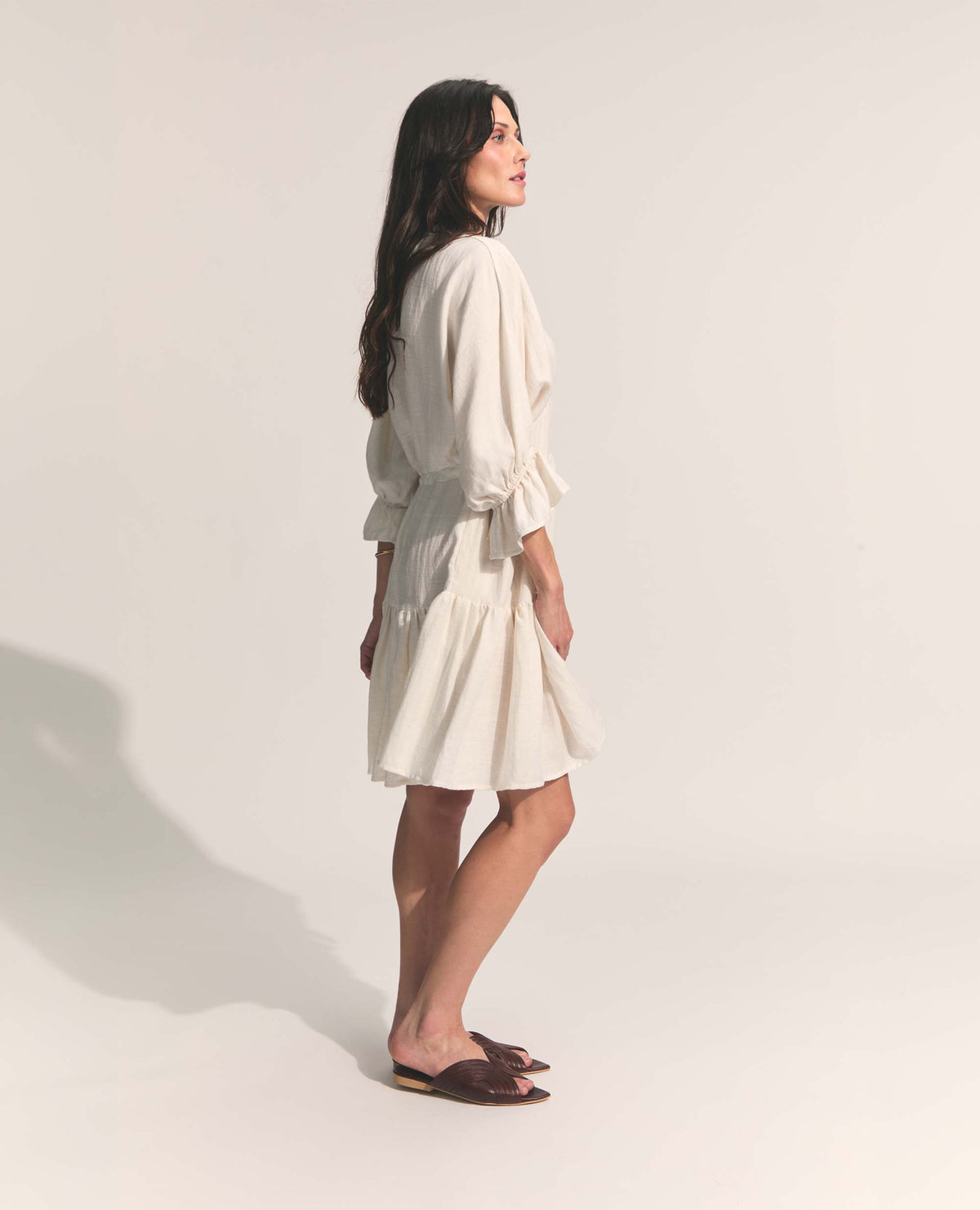Oriana | Multi Tier Dress | Milk