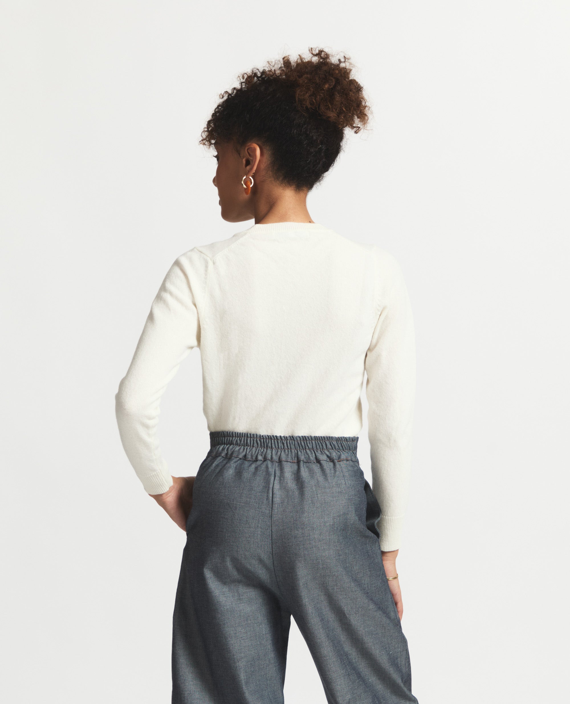 Snug | Crew Neck Jersey | Ecru